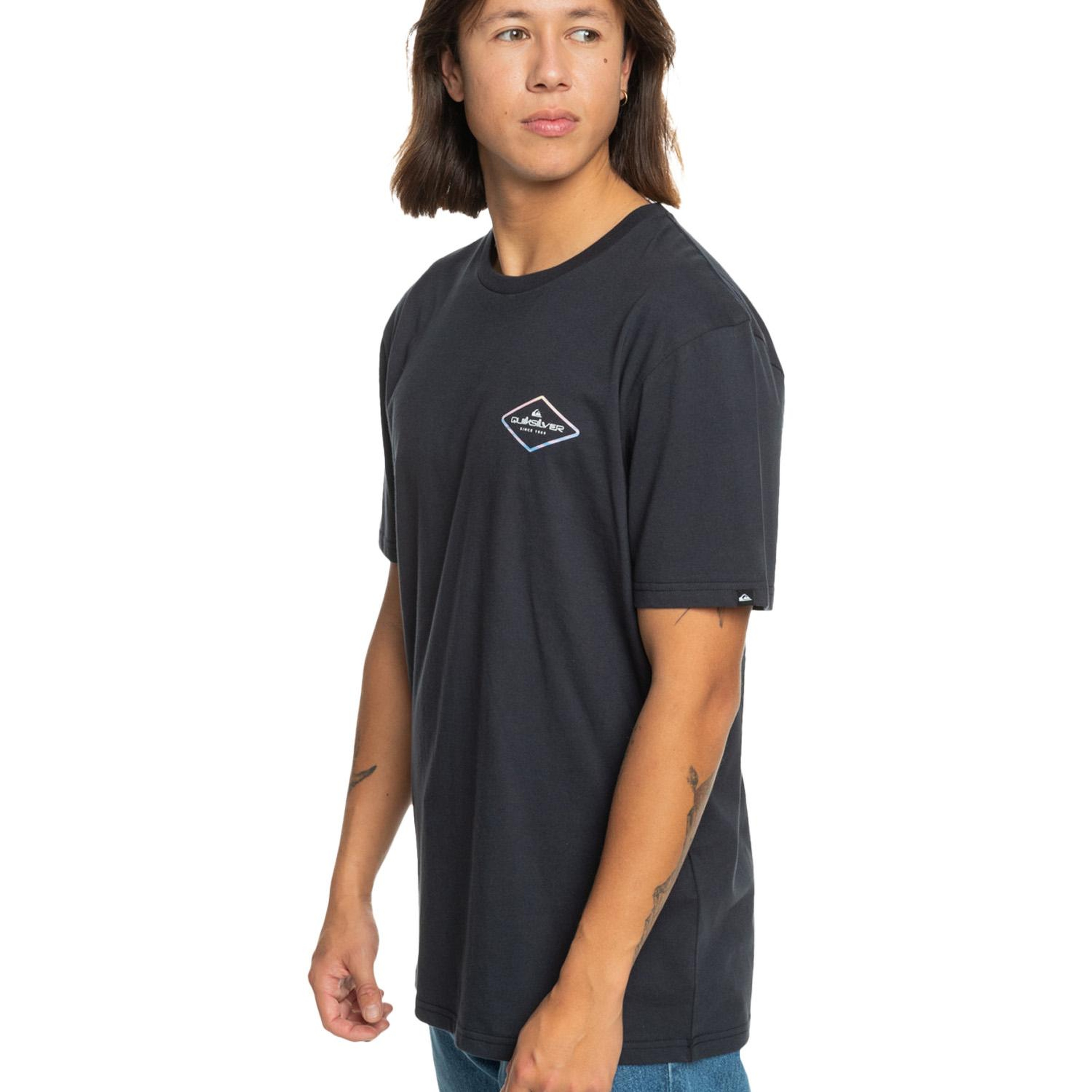 Quiksilver Omni Lock Erkek Mavi Tişört