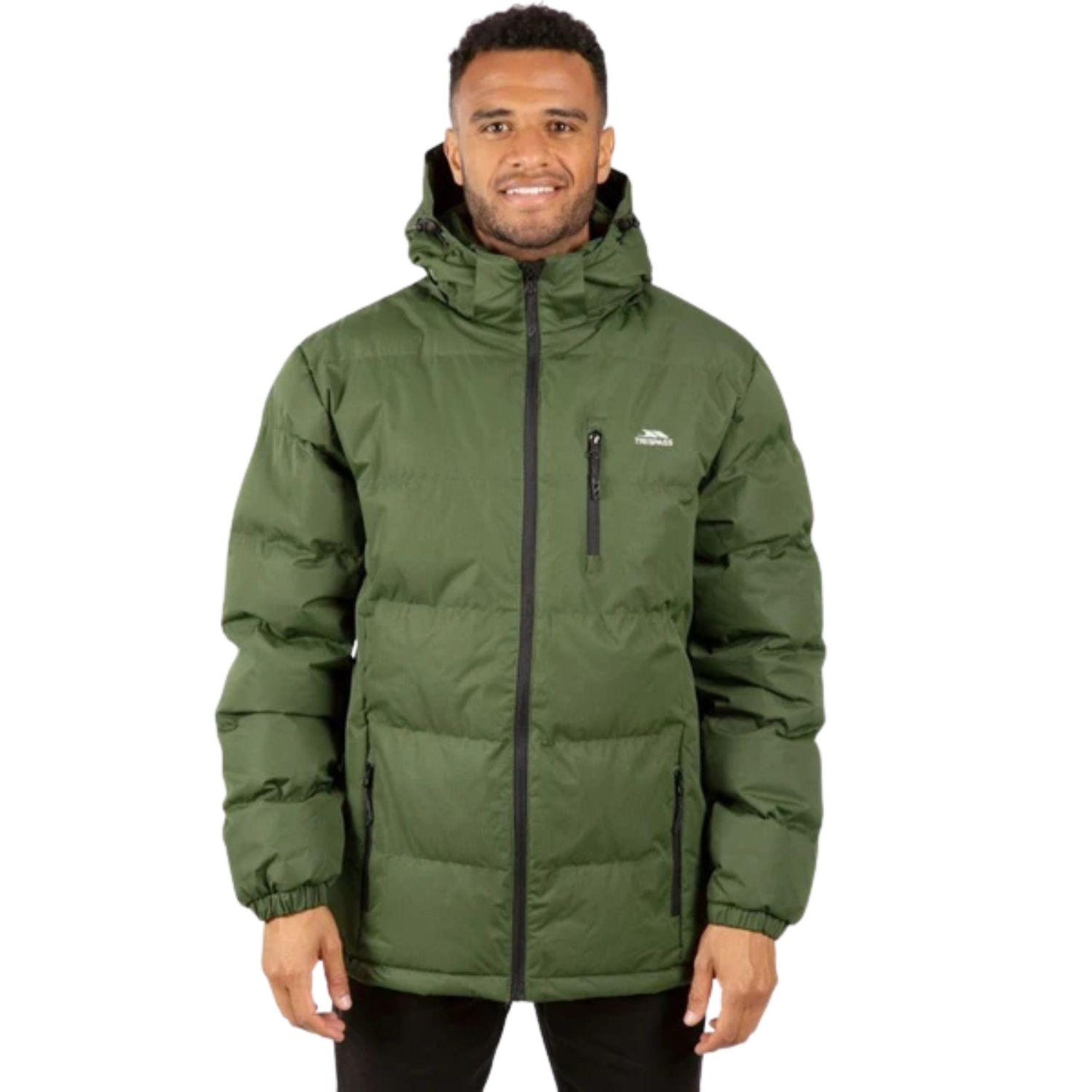 Trespass Clip - Padded Erkek Yeşil Outdoor Ceketi