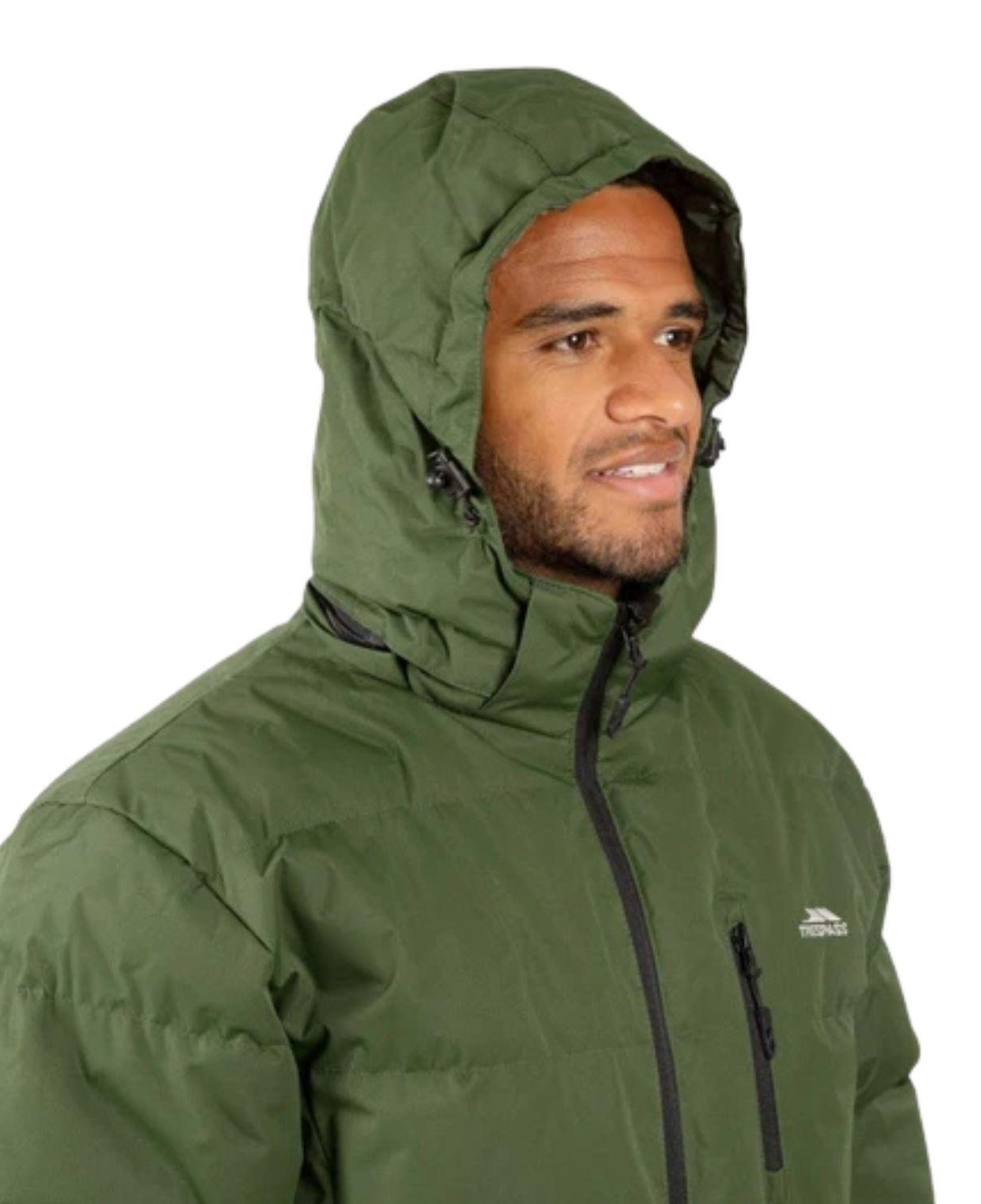 Trespass Clip - Padded Erkek Yeşil Outdoor Ceketi