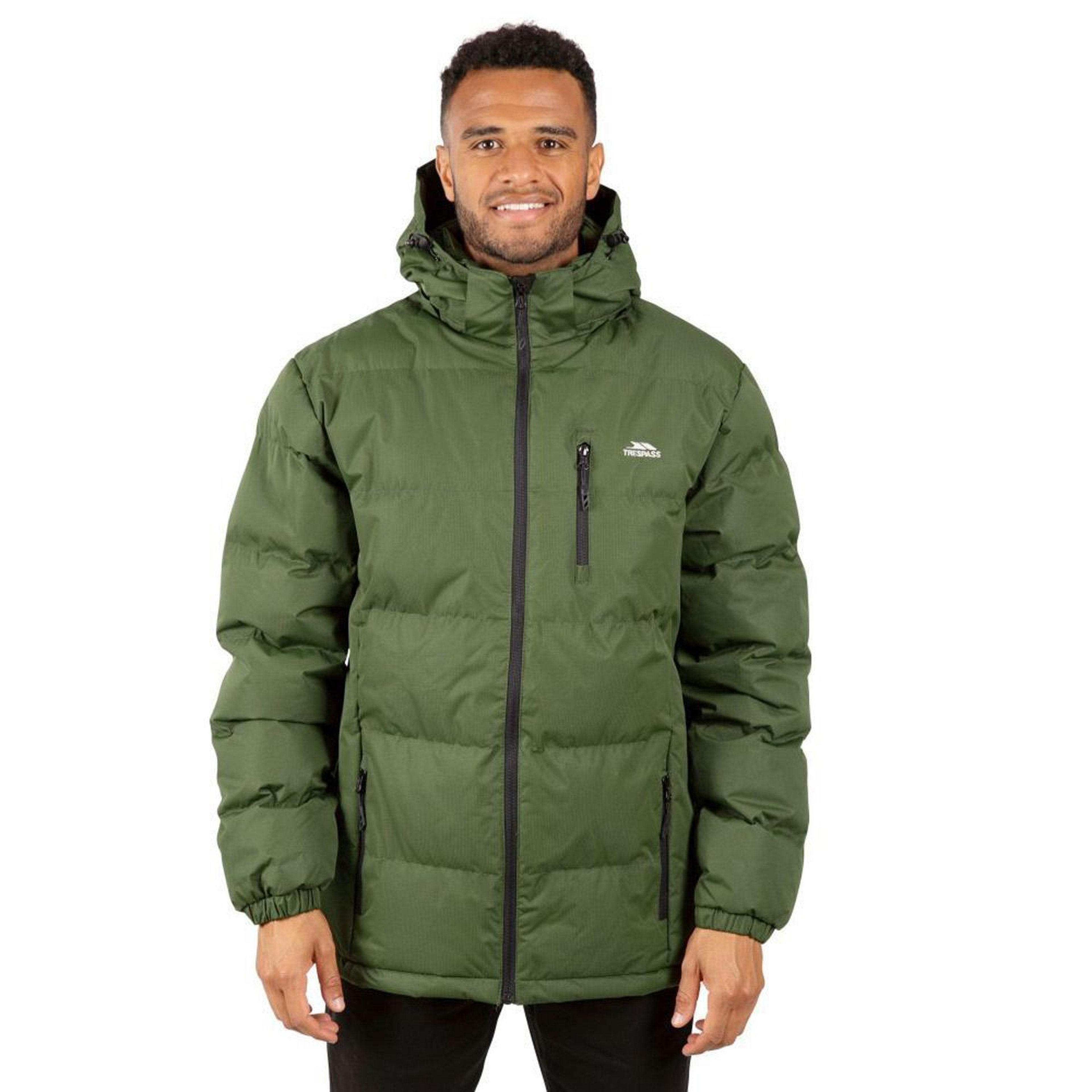 Trespass Clip - Padded Erkek Yeşil Outdoor Ceketi