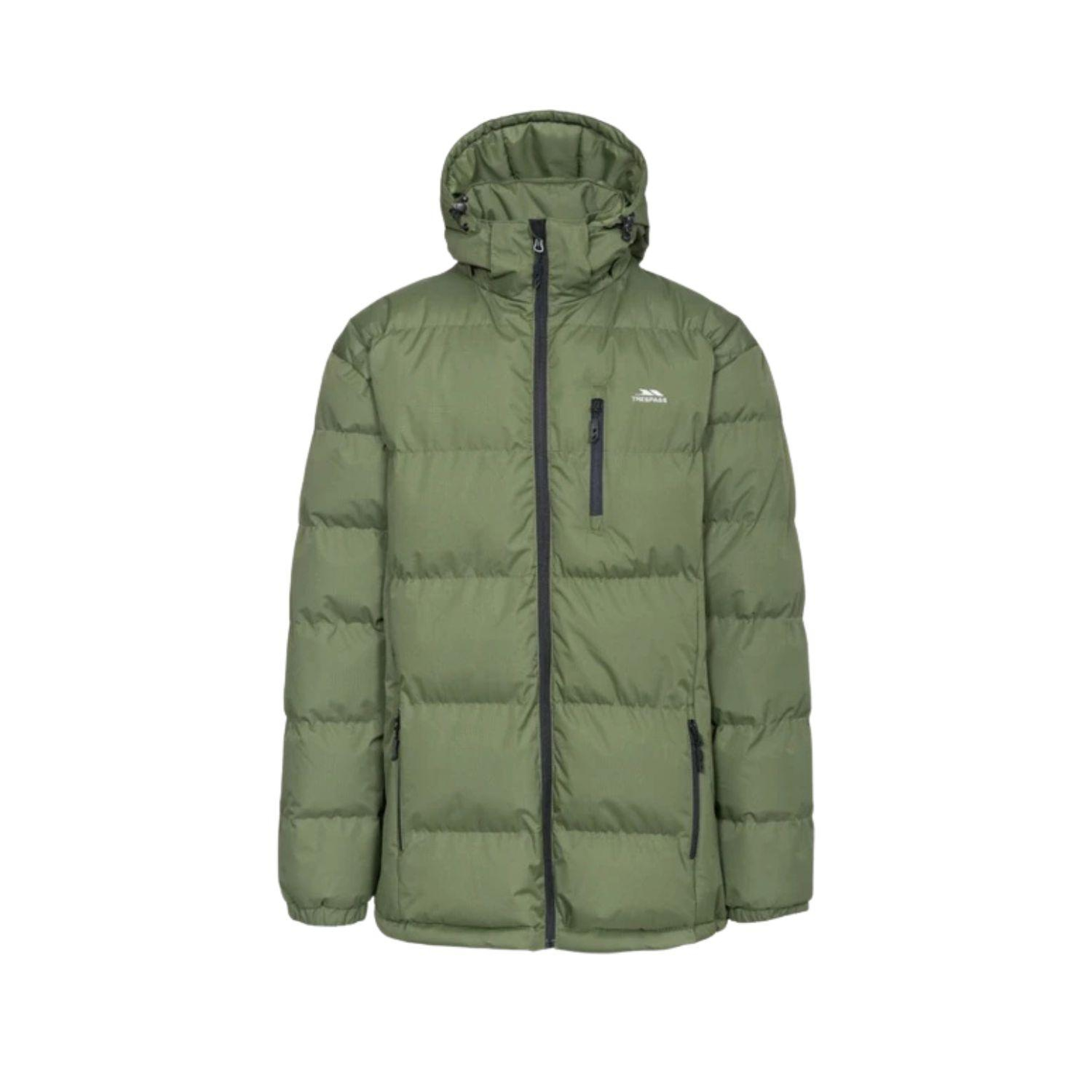 Trespass Clip - Padded Erkek Yeşil Outdoor Ceketi