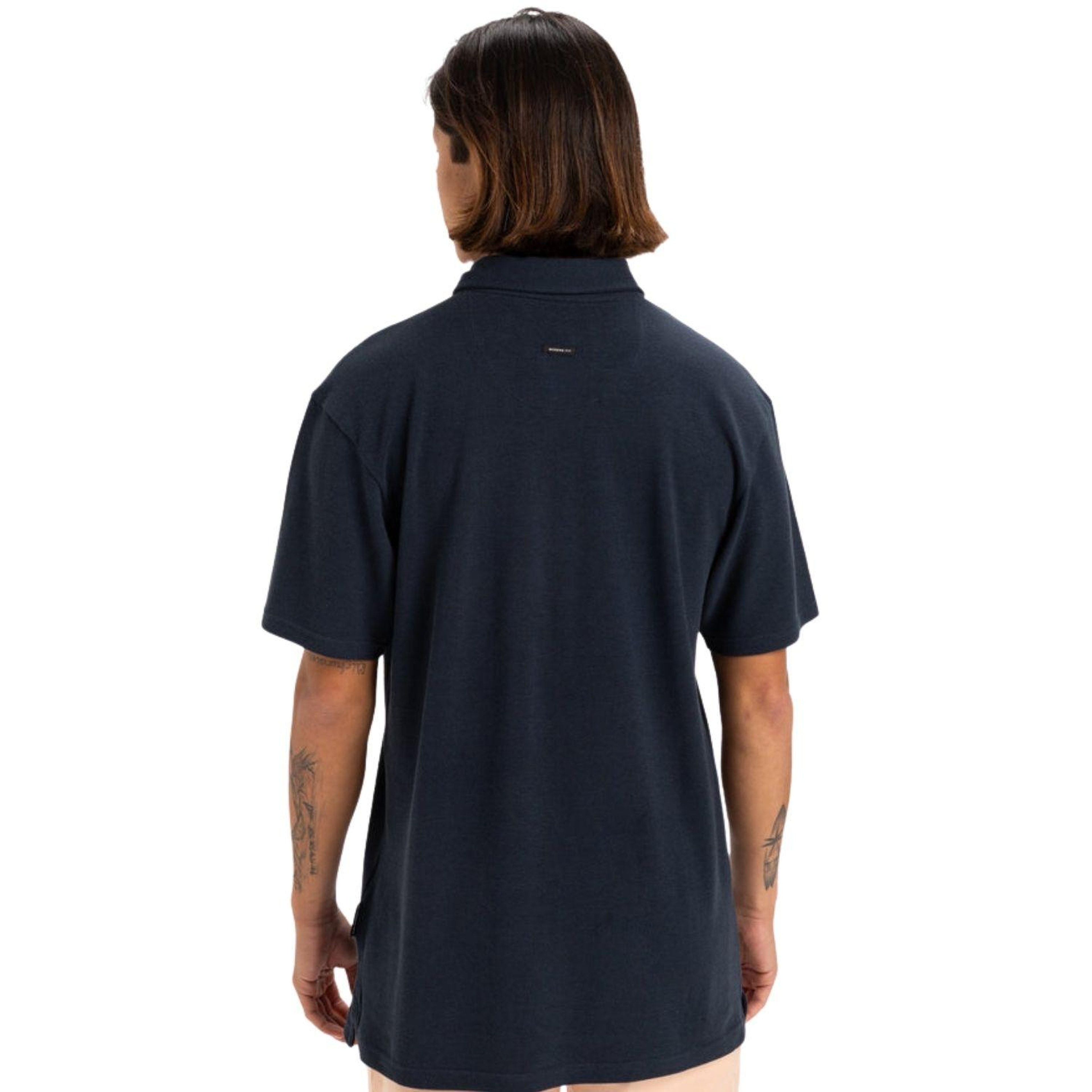 Quiksilver Mw Pique Erkek Mavi Polo Tişört