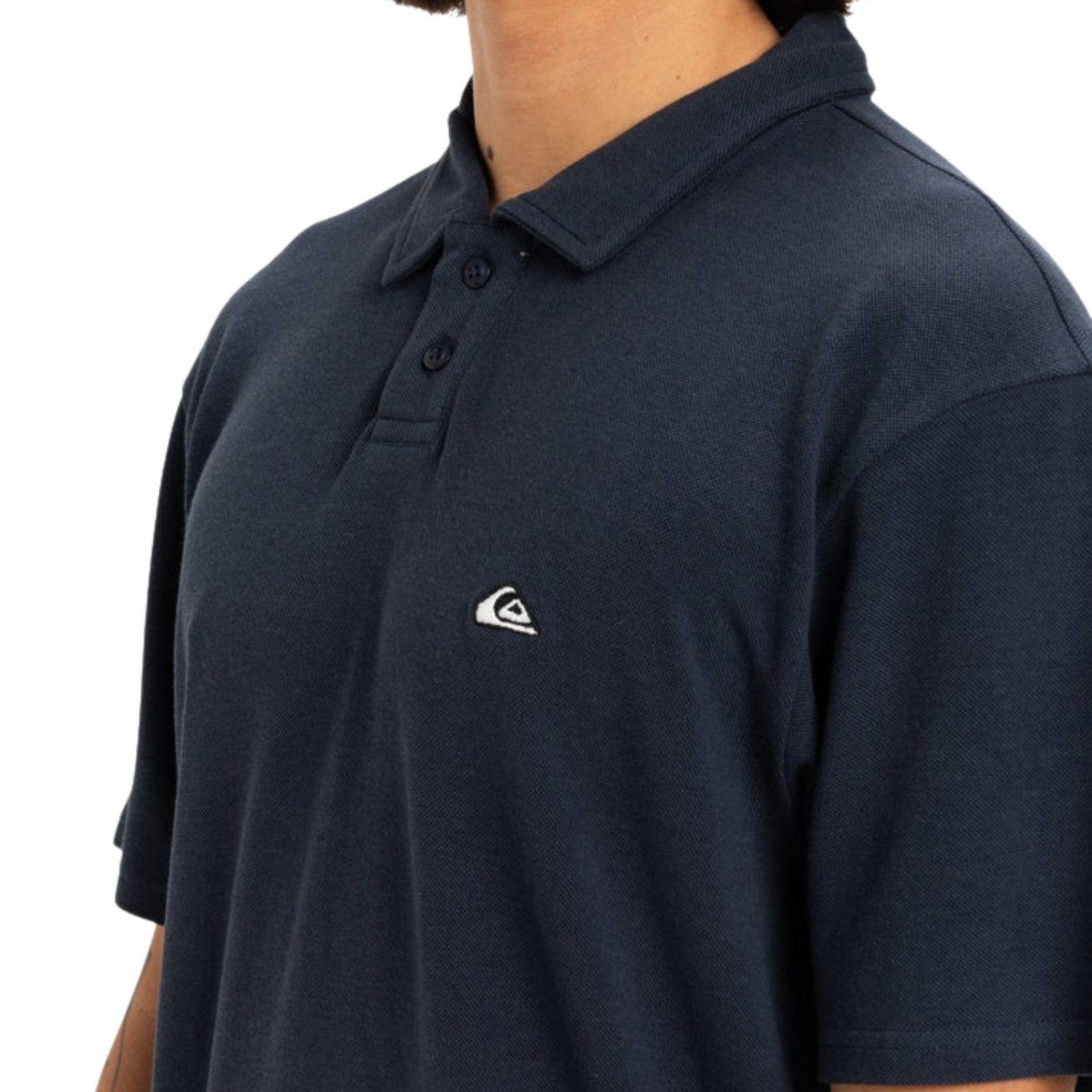Quiksilver Mw Pique Erkek Mavi Polo Tişört
