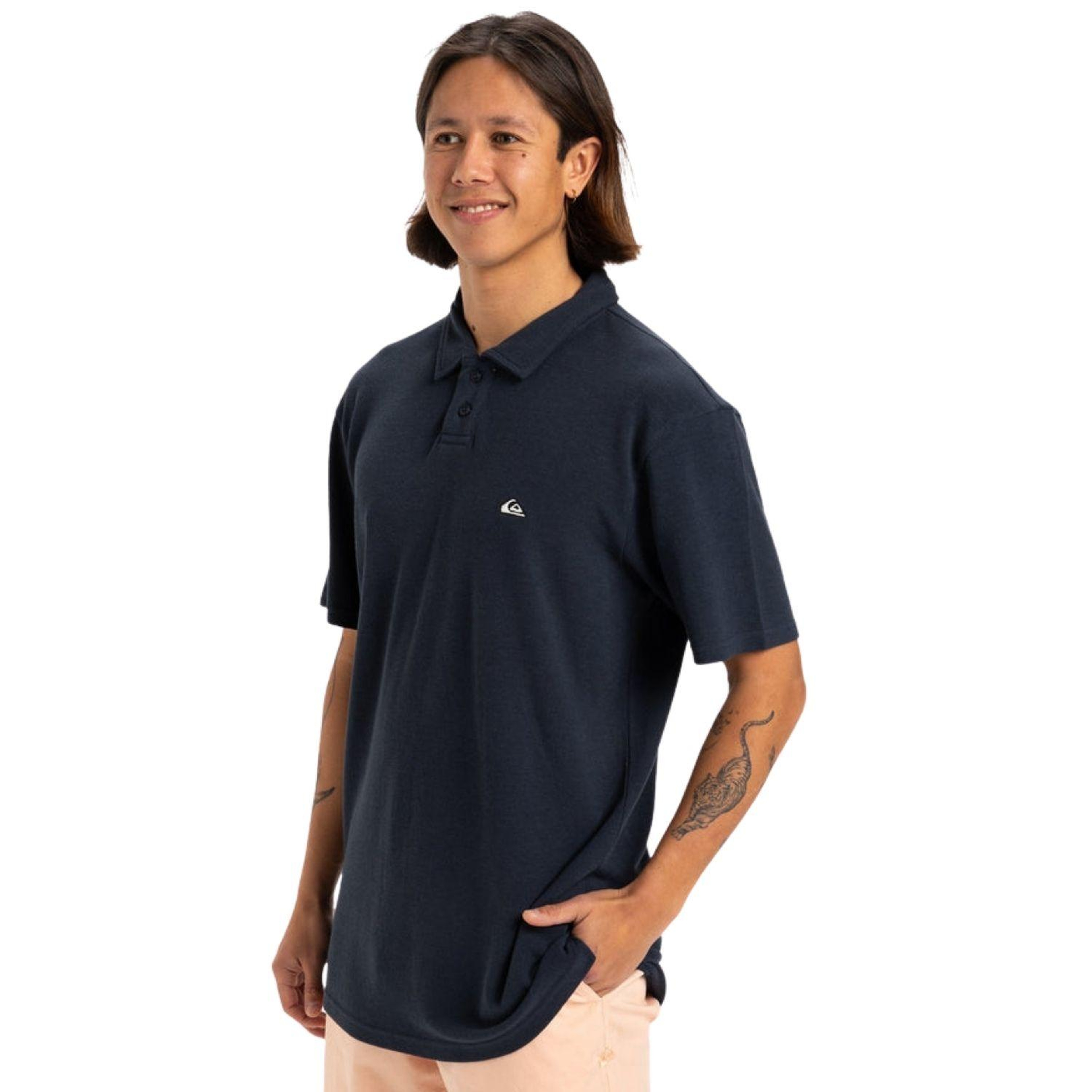 Quiksilver Mw Pique Erkek Mavi Polo Tişört