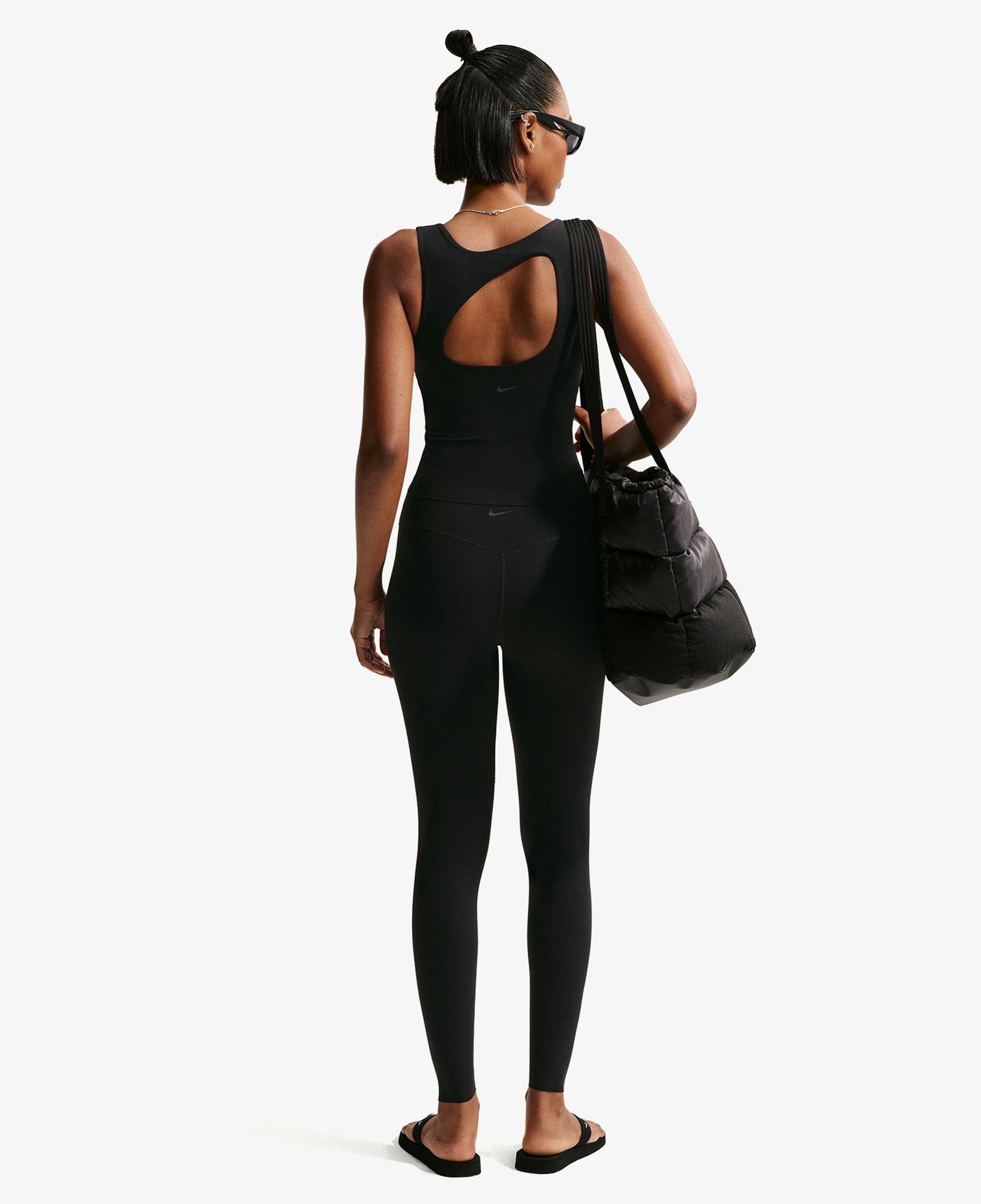 Nike Dri-Fit Zenvy Yüksek Belli Kadın Siyah Tayt