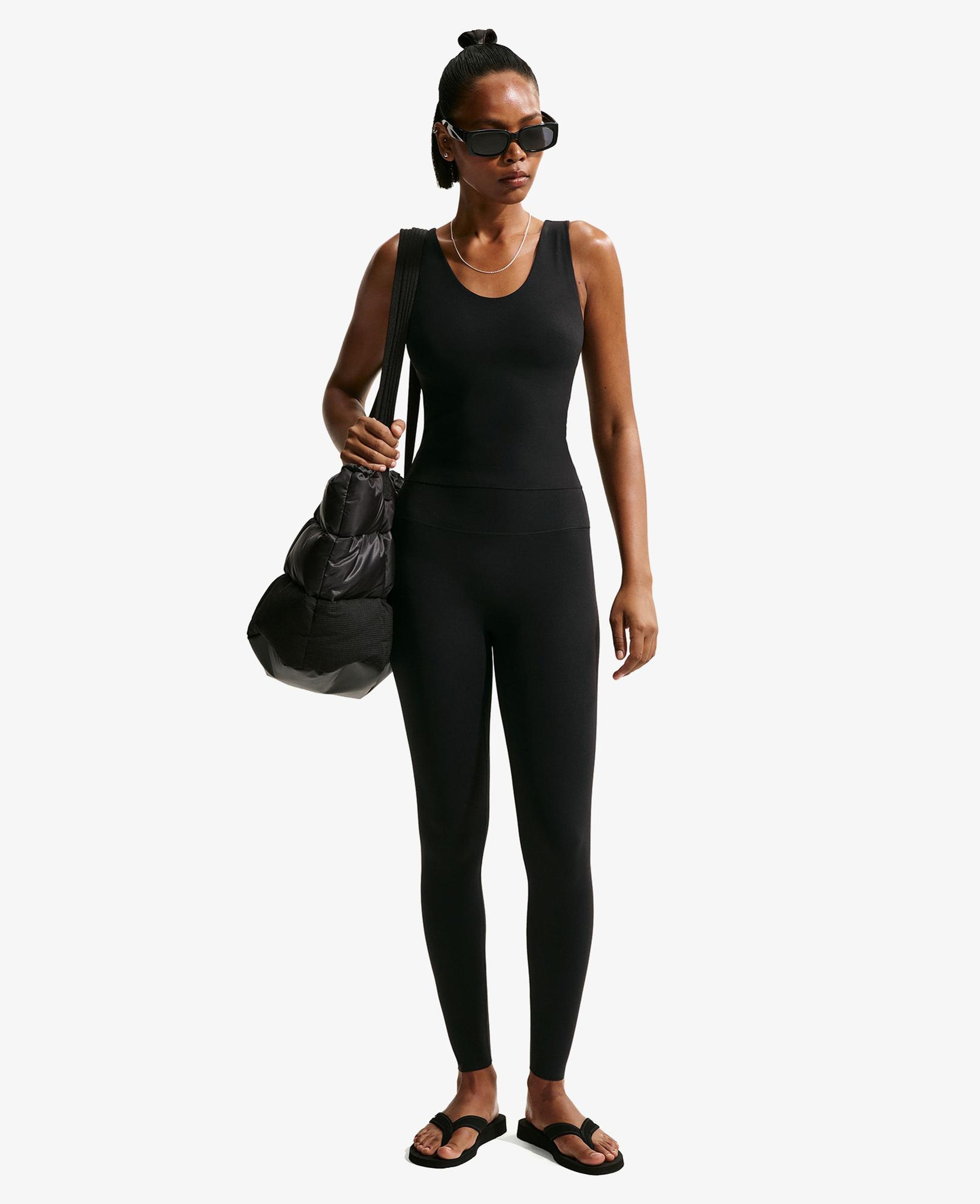 Nike Dri-Fit Zenvy Yüksek Belli Kadın Siyah Tayt