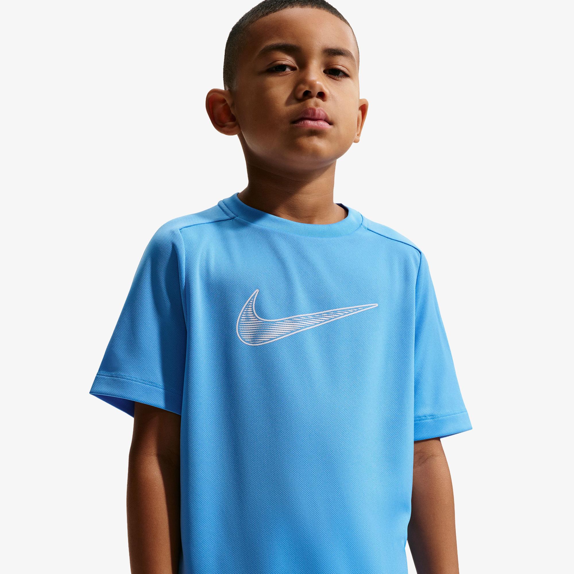 Nike Dri-Fit Multi Çocuk Mavi T-Shirt