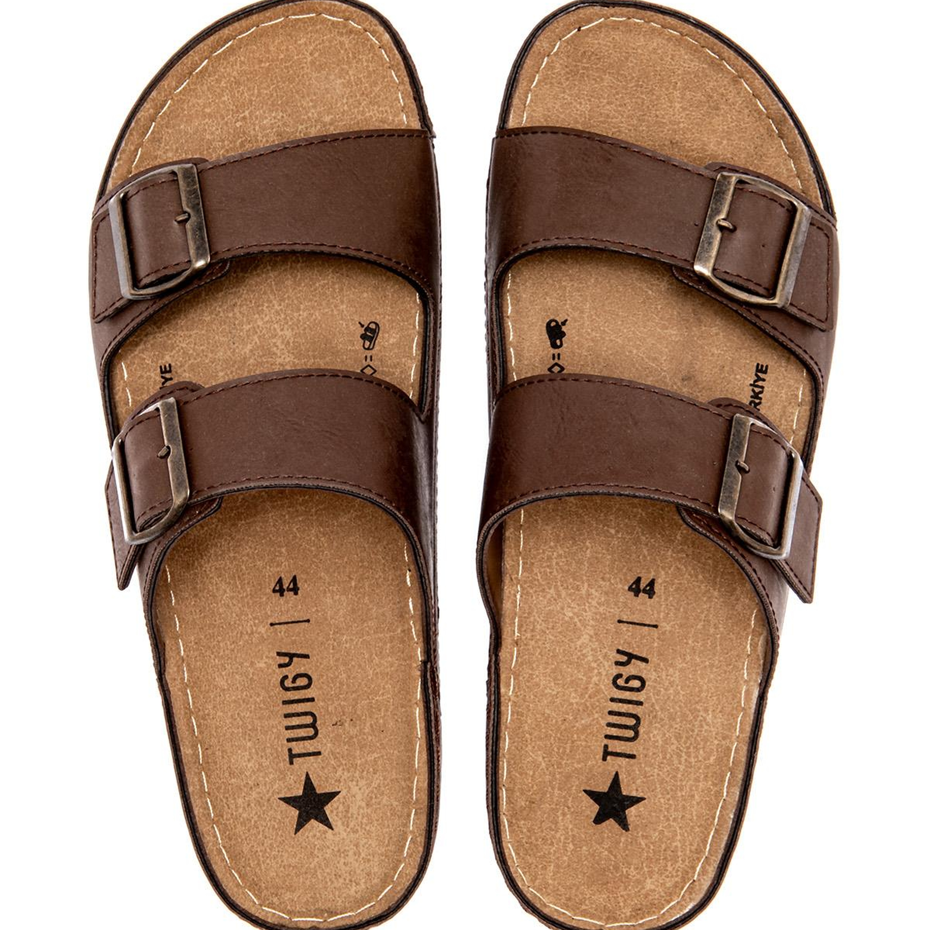 Olive Erkek Terlik Kahverengi 40/45