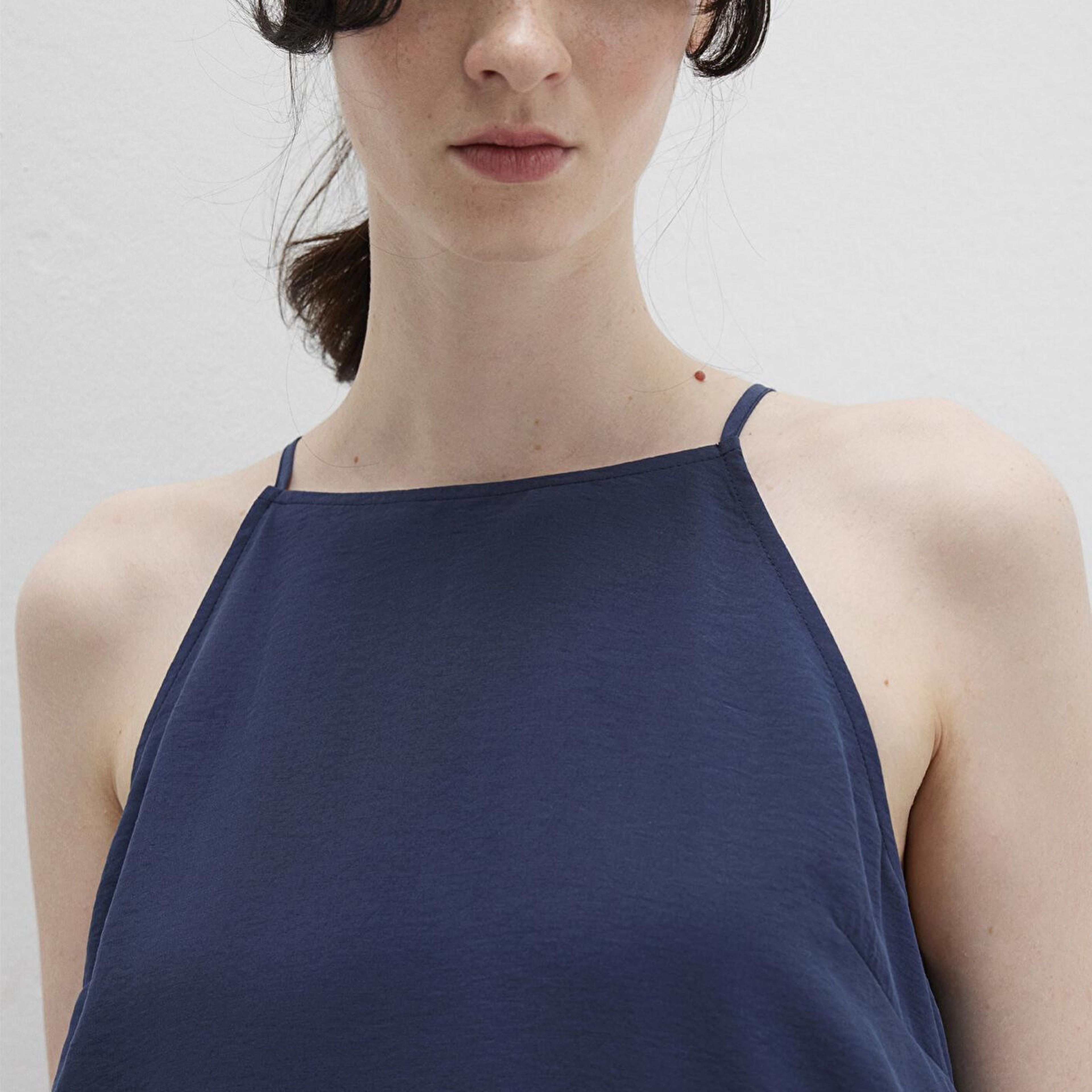 Mavi Askılı Lacivert Elbise 1310770-70487