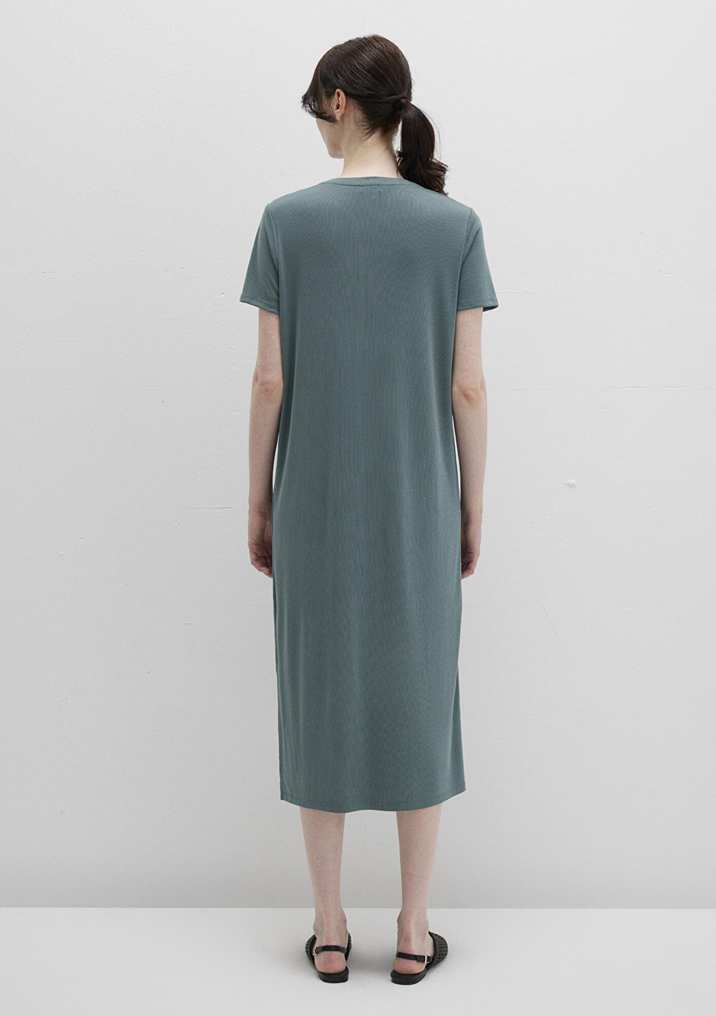 Mavi (TENCEL™) Modal Yeşil Midi Elbise 1310777-71917