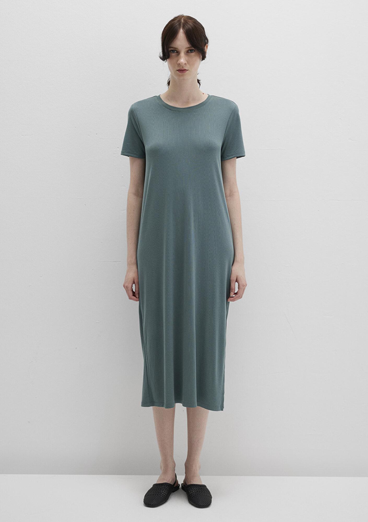 Mavi (TENCEL™) Modal Yeşil Midi Elbise 1310777-71917