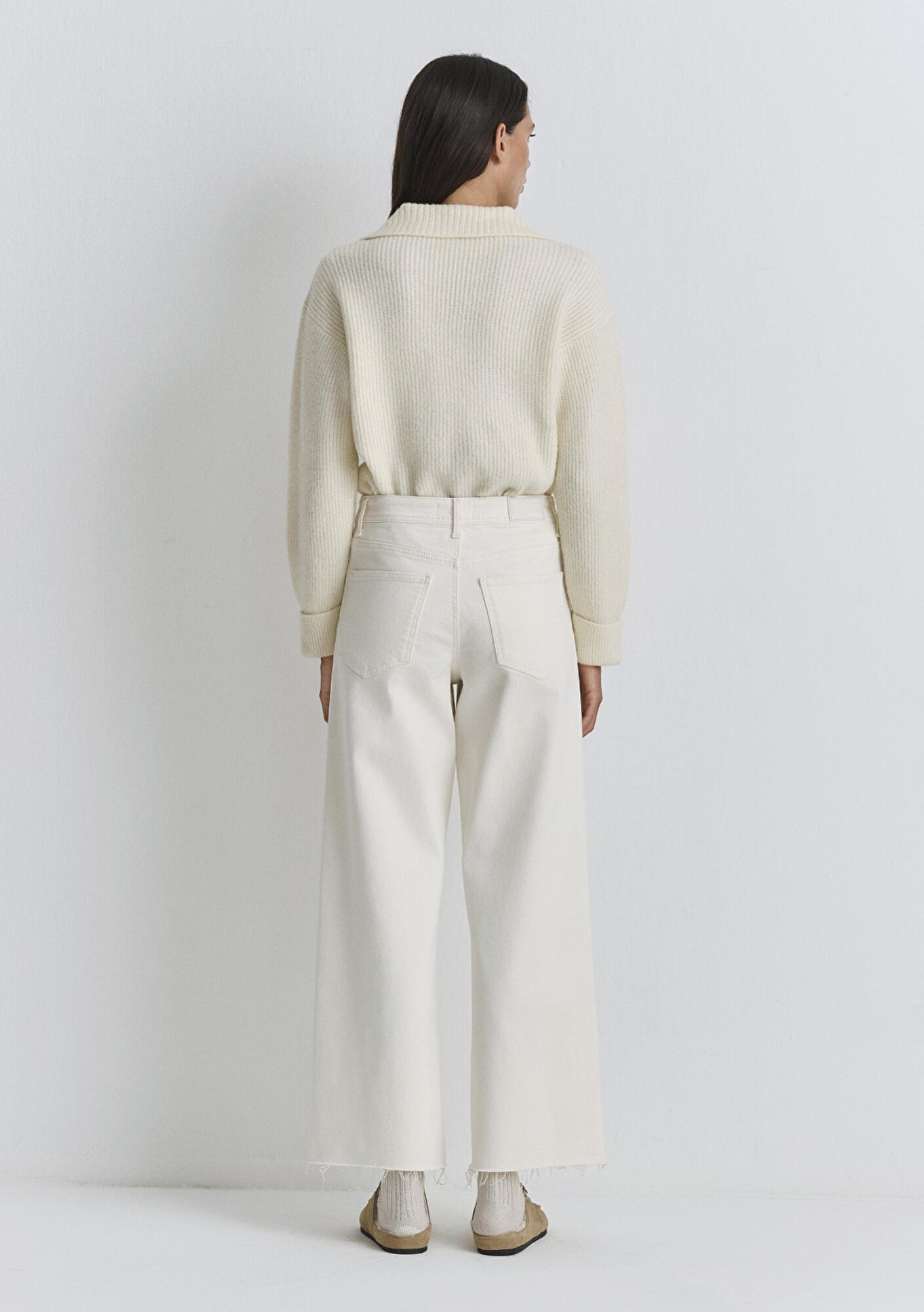 Mavi Paloma Ekru Gabardin Pantolon 1010114-91330