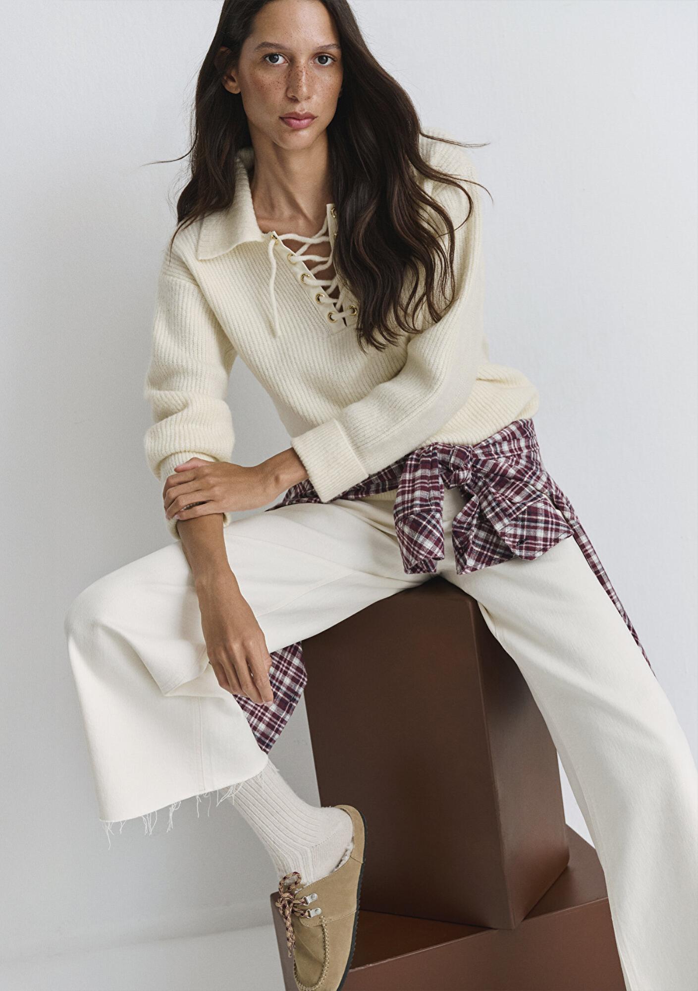 Mavi Paloma Ekru Gabardin Pantolon 1010114-91330