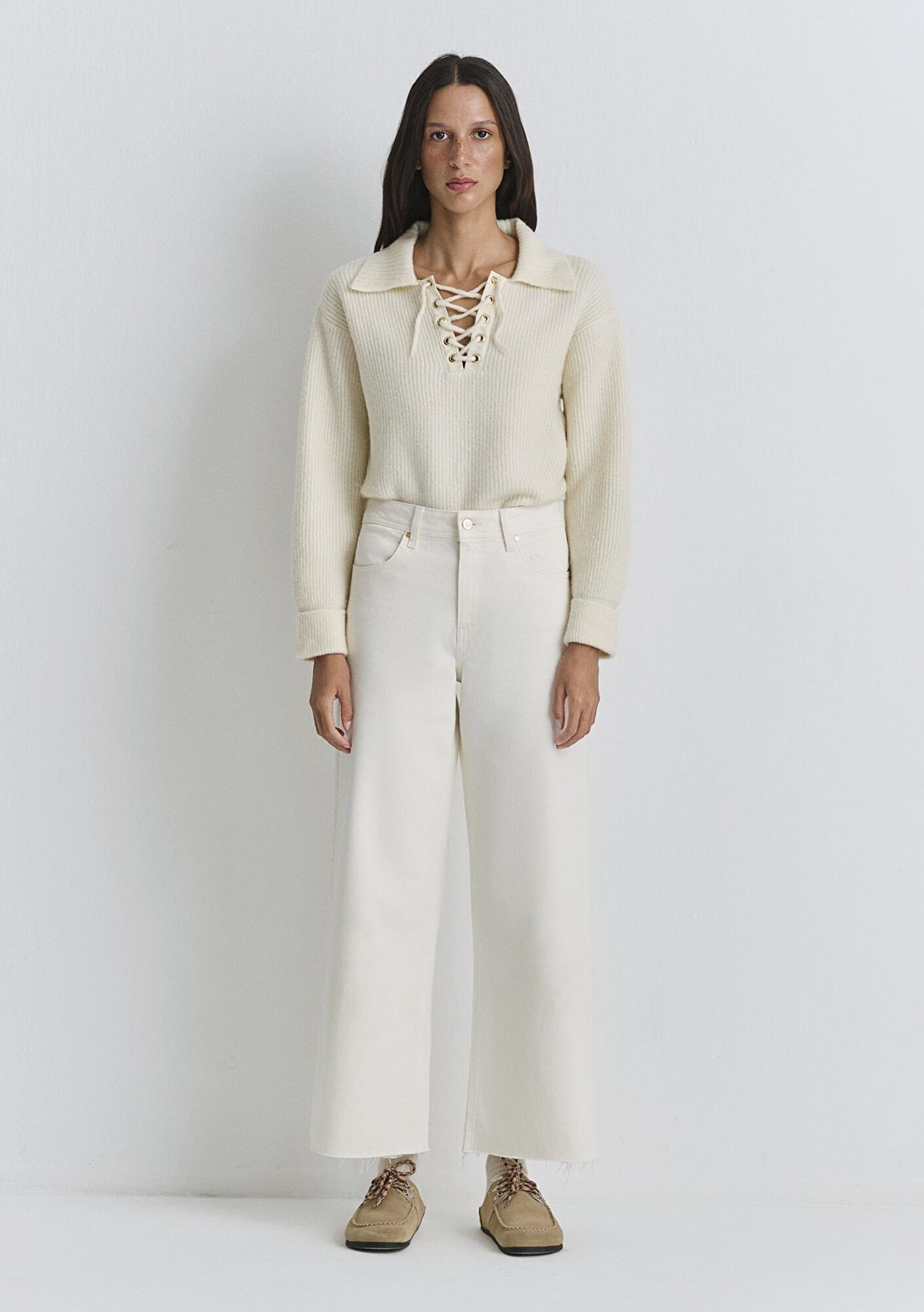 Mavi Paloma Ekru Gabardin Pantolon 1010114-91330