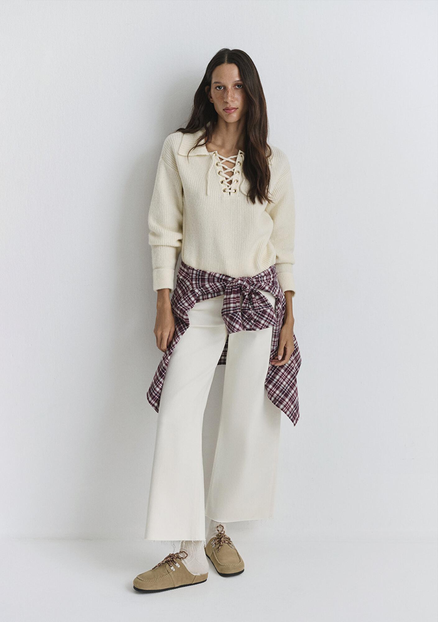 Mavi Paloma Ekru Gabardin Pantolon 1010114-91330