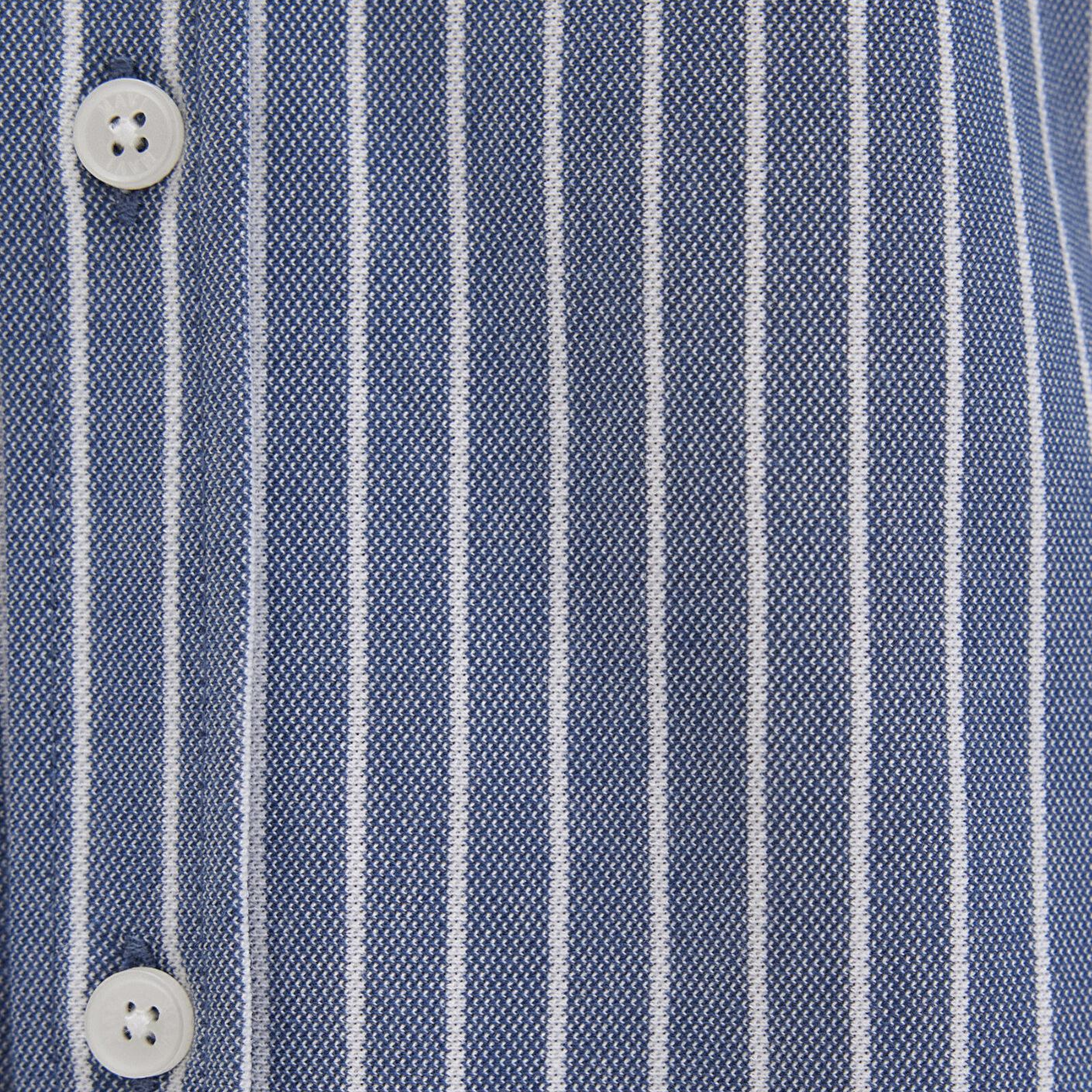 Mavi Çizgili Mavi Gömlek Slim Fit / Dar Kesim 0211404-91333