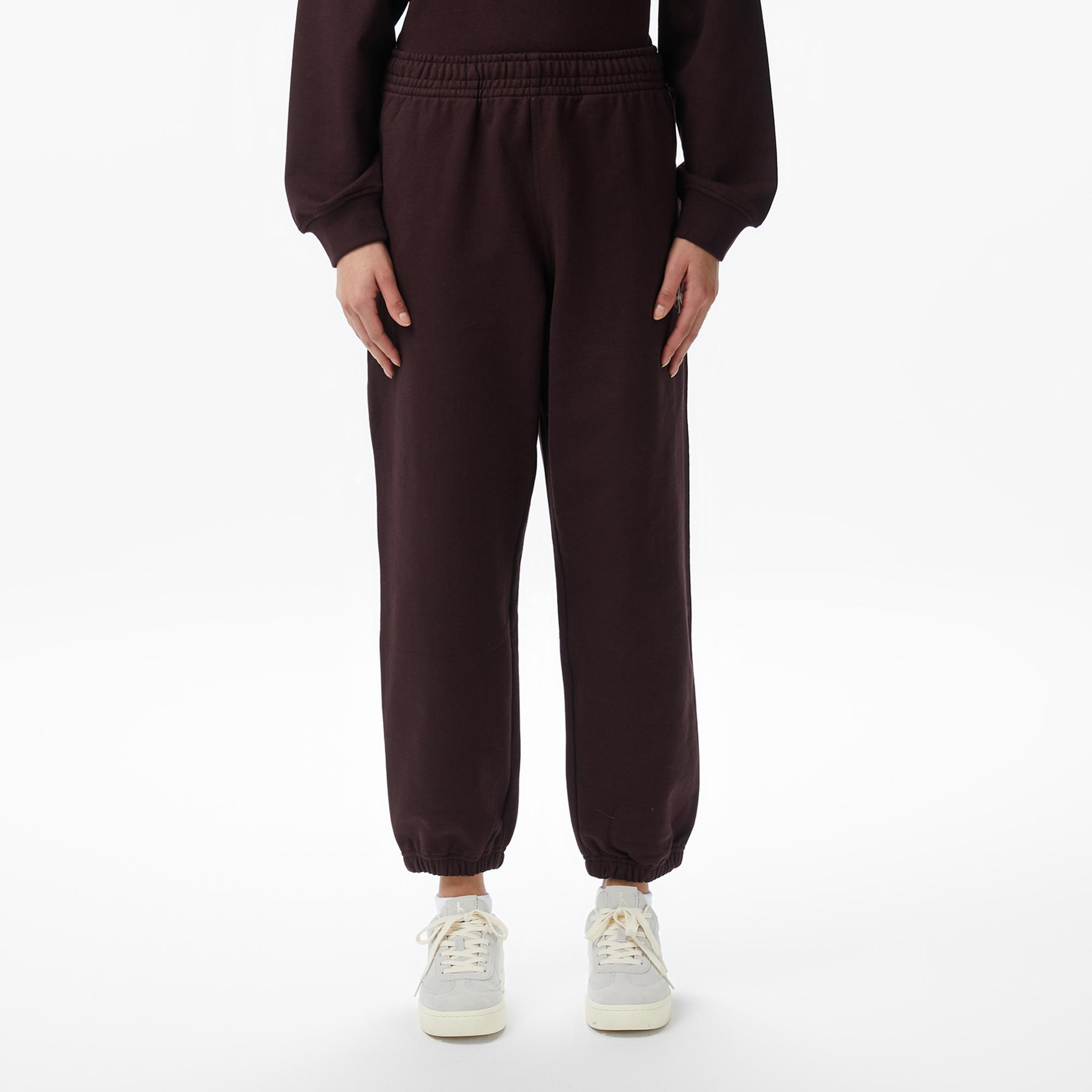 Calvin Klein Monologo French Terry Jogger Kadın Kahverengi Eşofman Altı