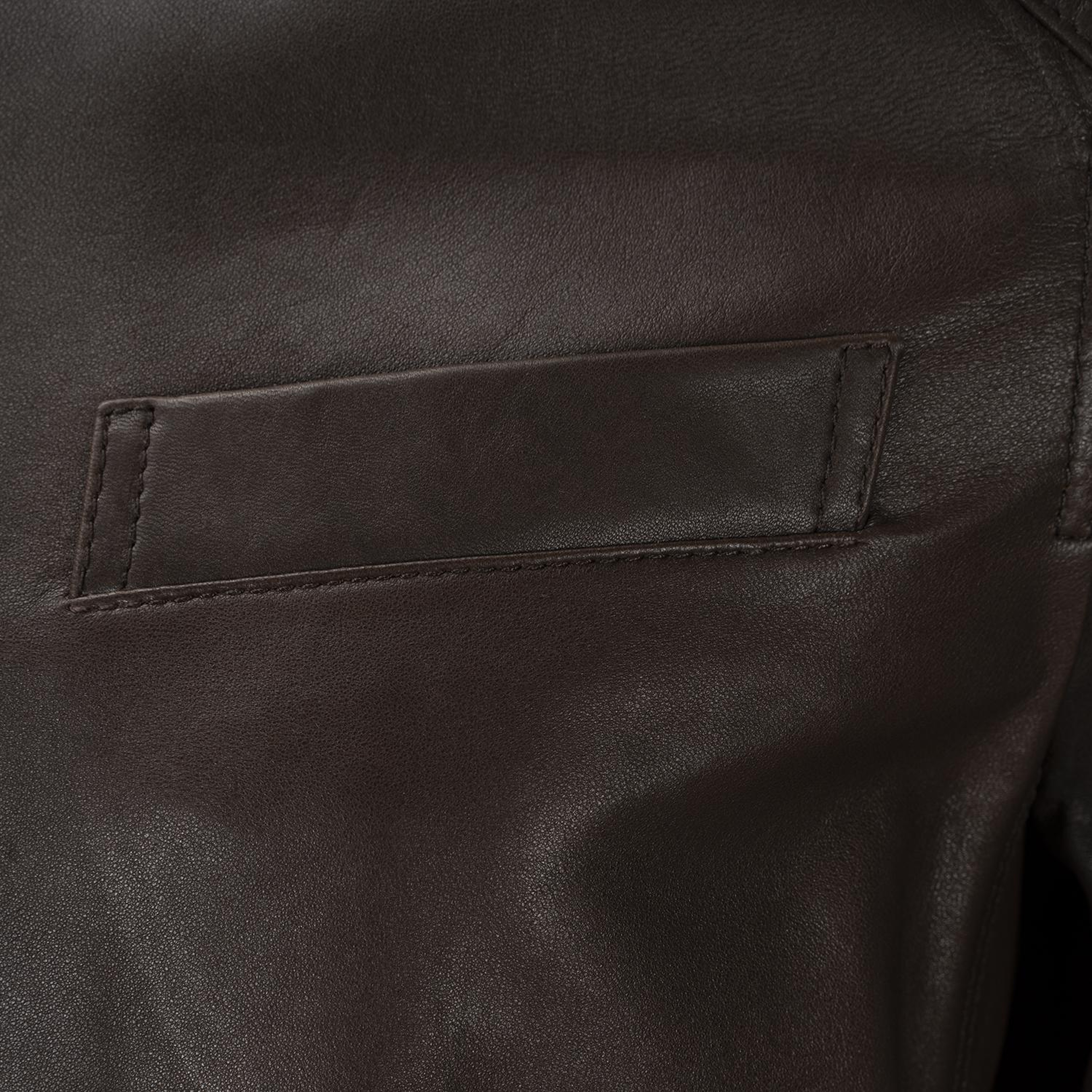 Dugan Kahve Erkek Deri Mont