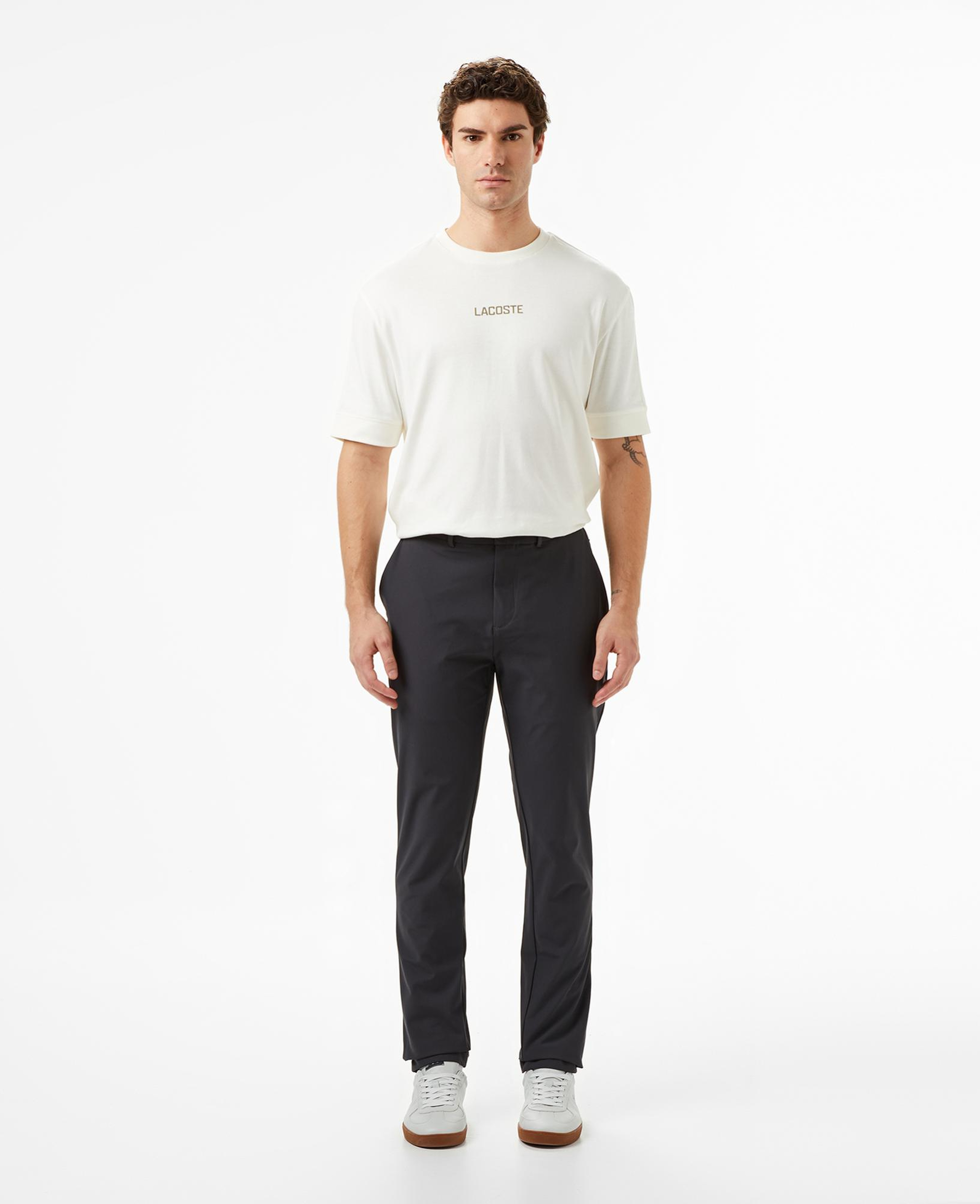 Lacoste Erkek Slim Fit Gri Pantolon