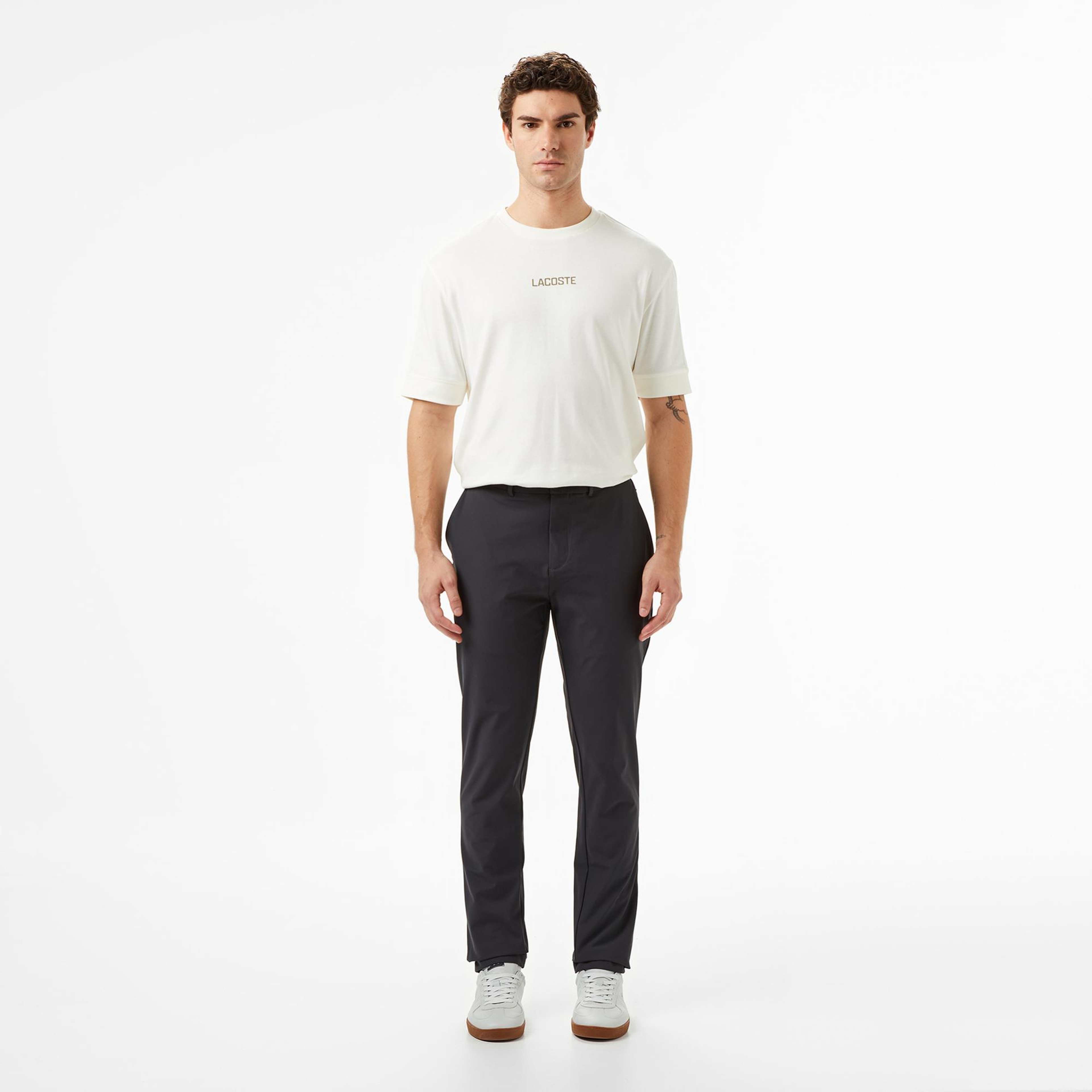 Lacoste Erkek Slim Fit Gri Pantolon