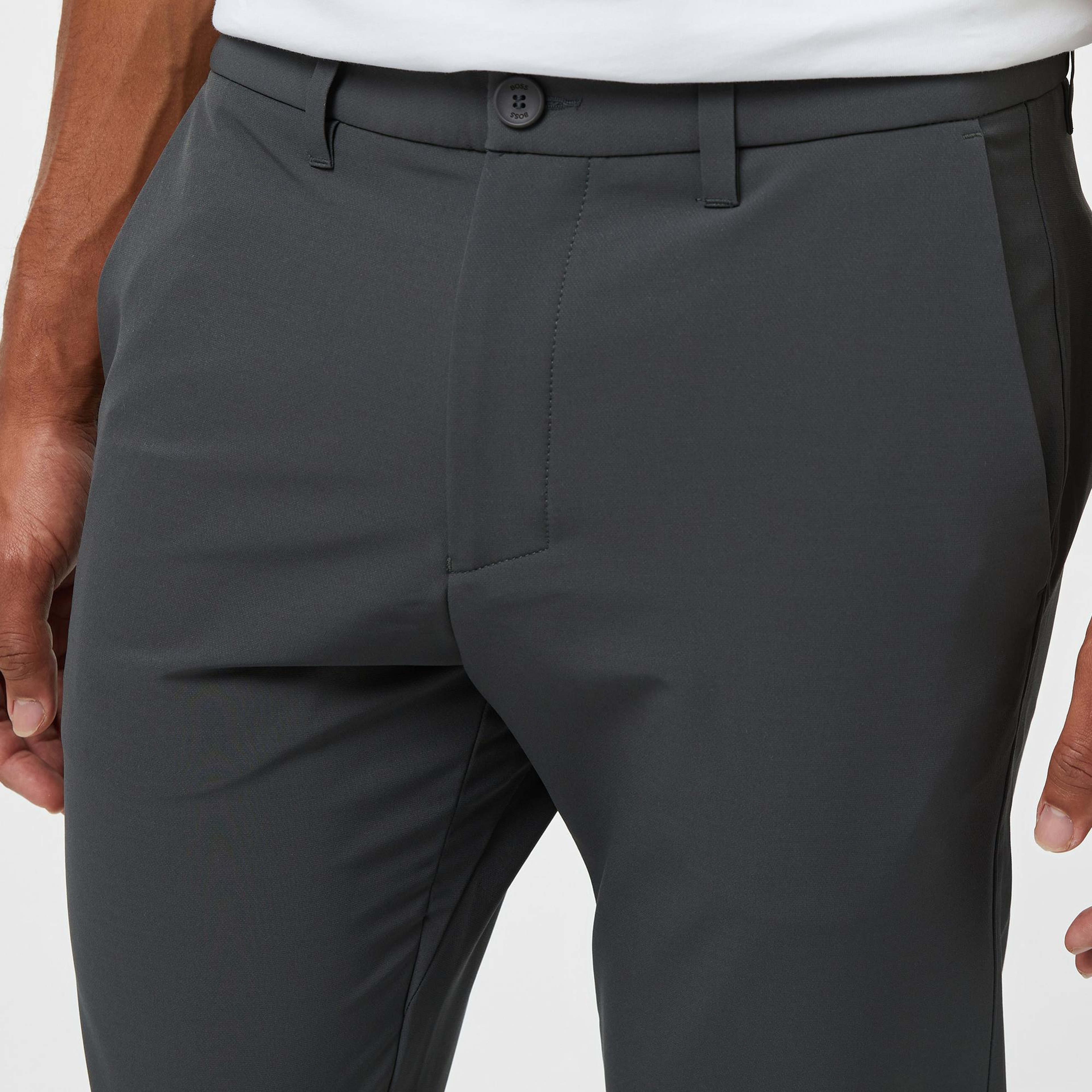 Boss Commuter Slim Erkek Gri Pantolon