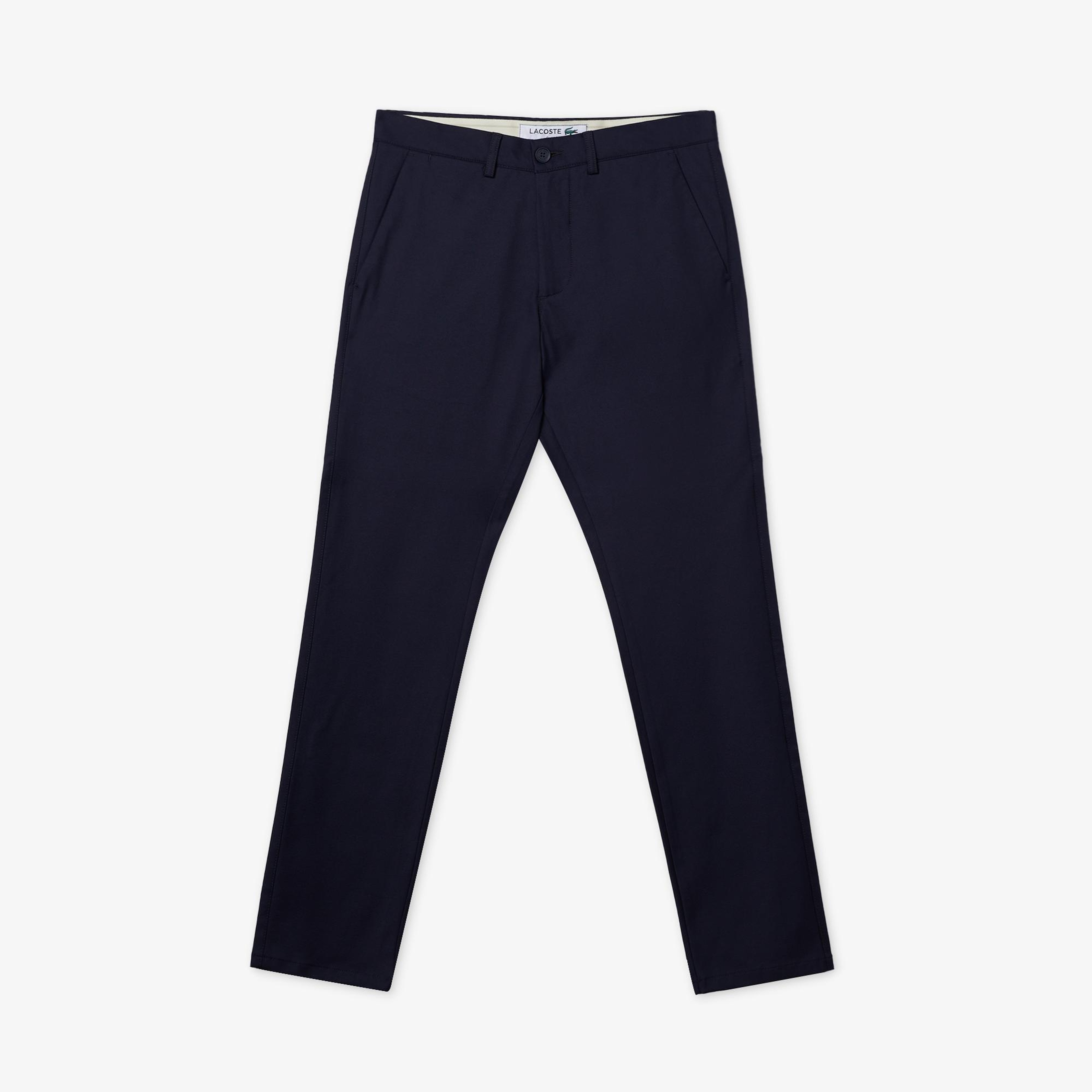 Lacoste Erkek Slim Fit Chino Lacivert Pantolon