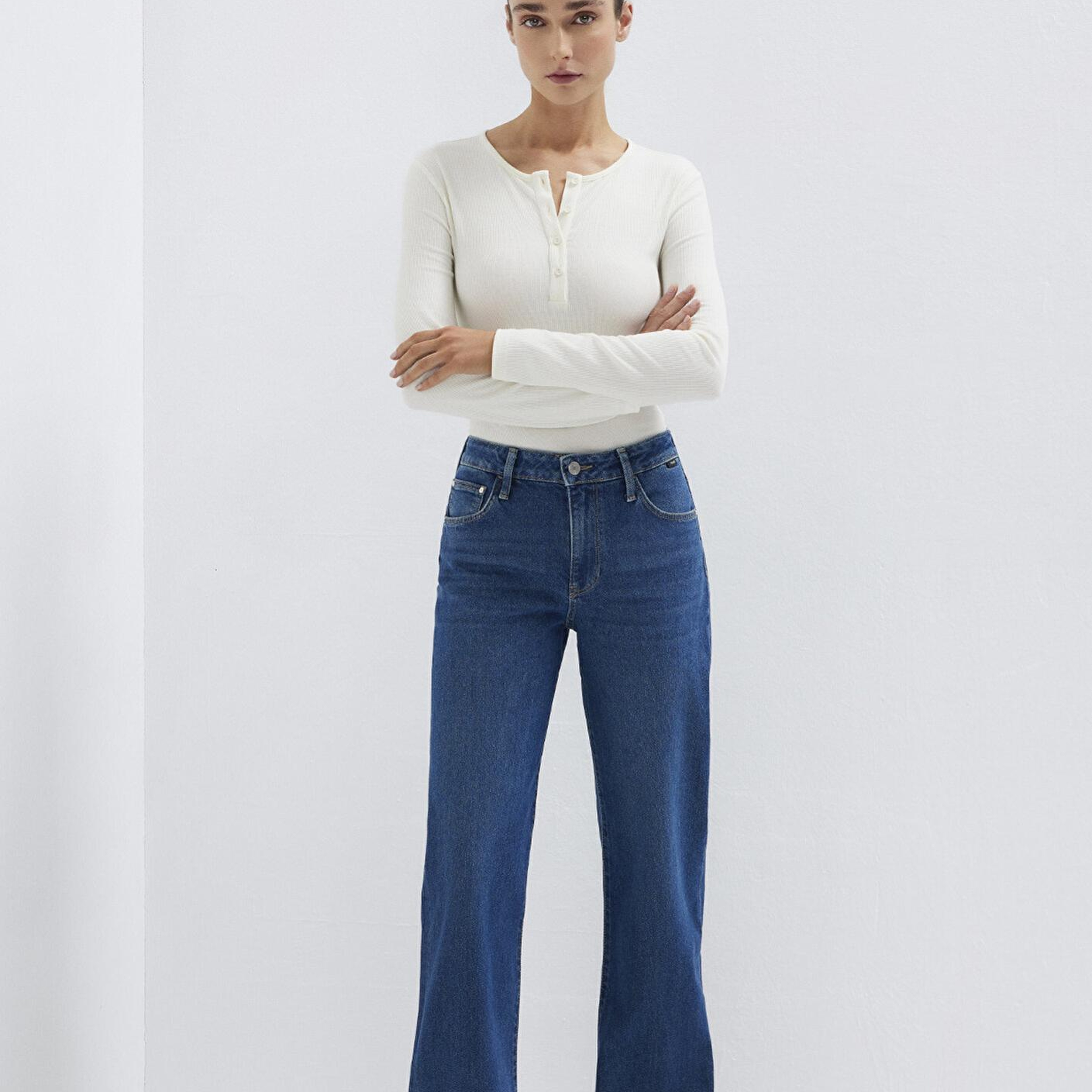 Mavi İbiza Real Blue Gölgeli Koyu Mavi Jean Pantolon 1010530-90504