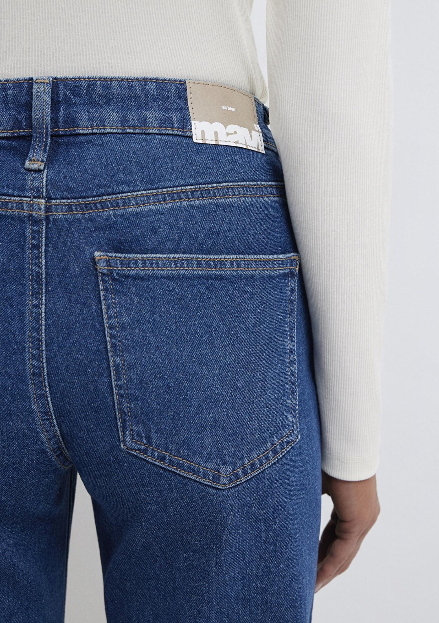 Mavi İbiza Real Blue Gölgeli Koyu Mavi Jean Pantolon 1010530-90504