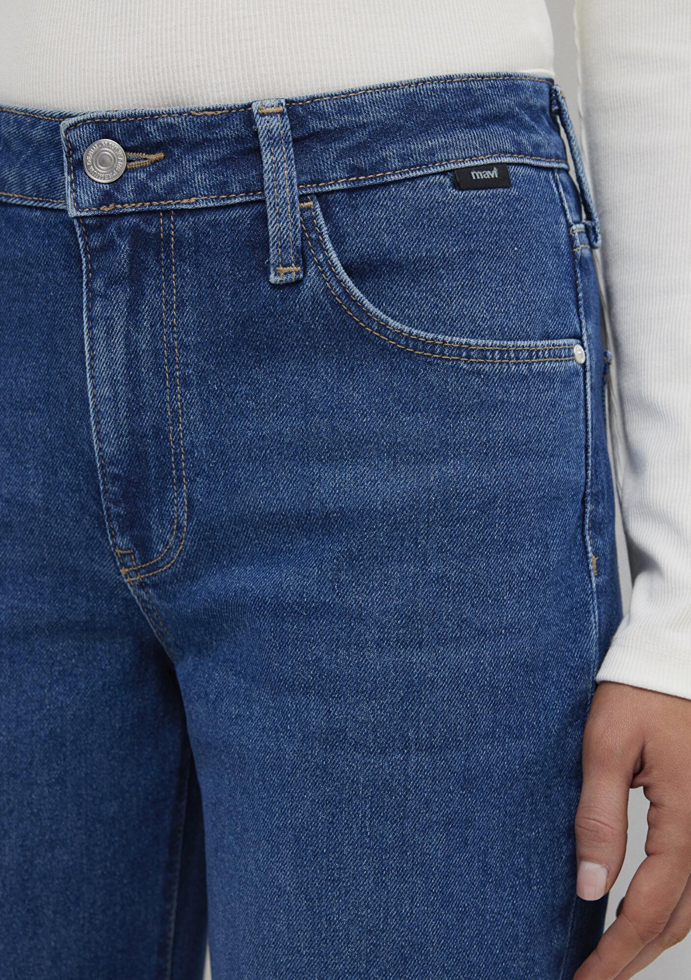 Mavi İbiza Real Blue Gölgeli Koyu Mavi Jean Pantolon 1010530-90504