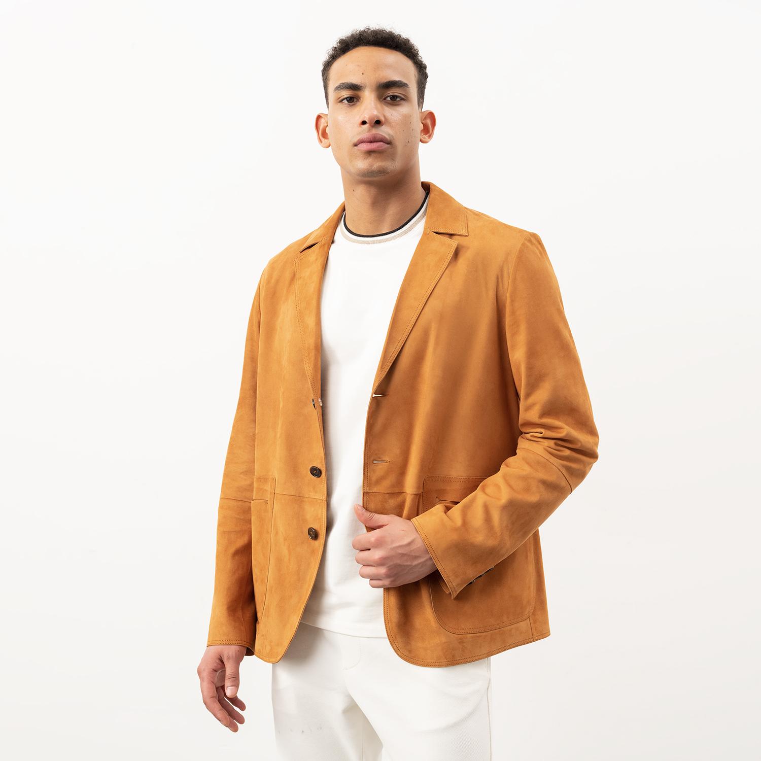 Publio Taba Erkek Süet Ceket