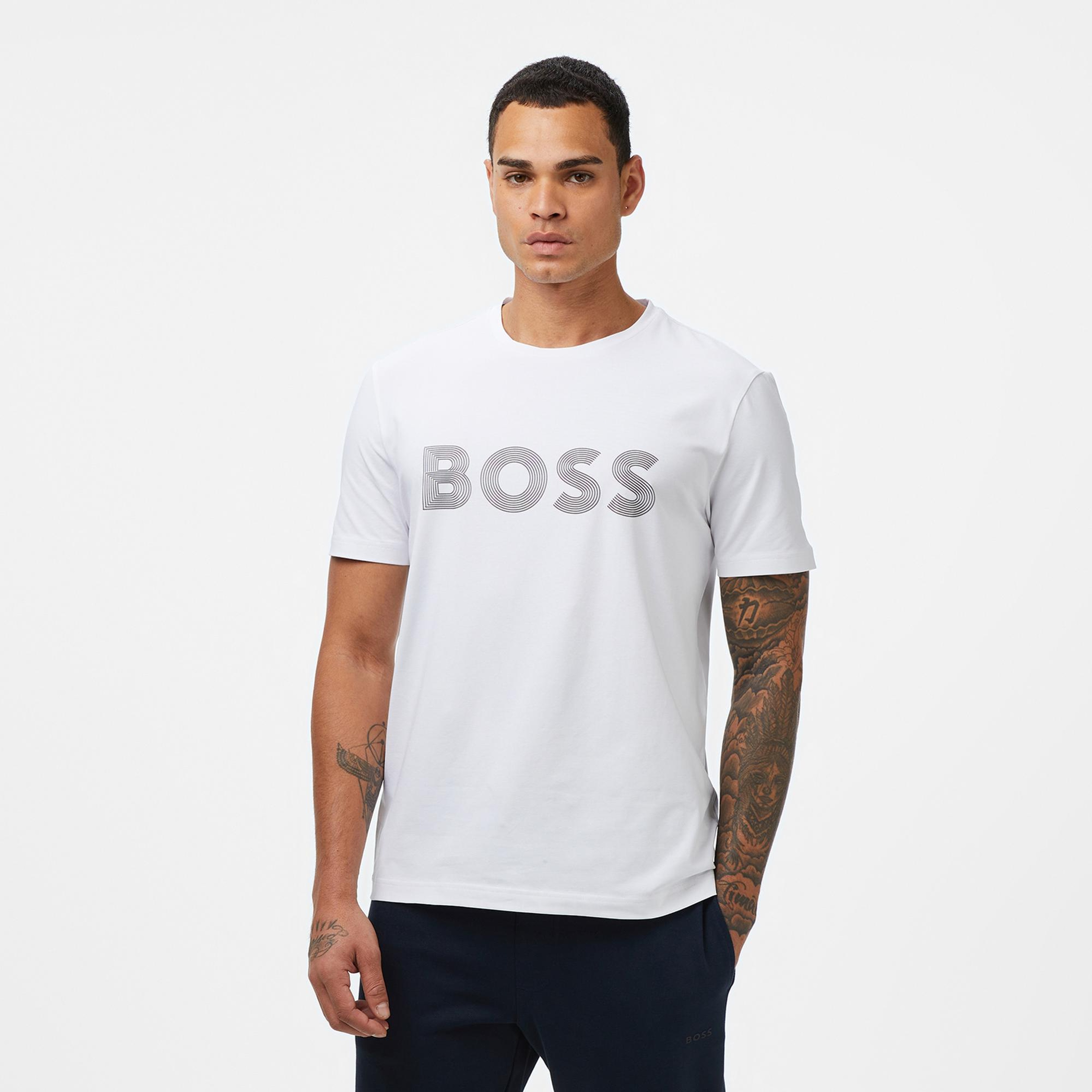 Boss Erkek Beyaz T-Shirt