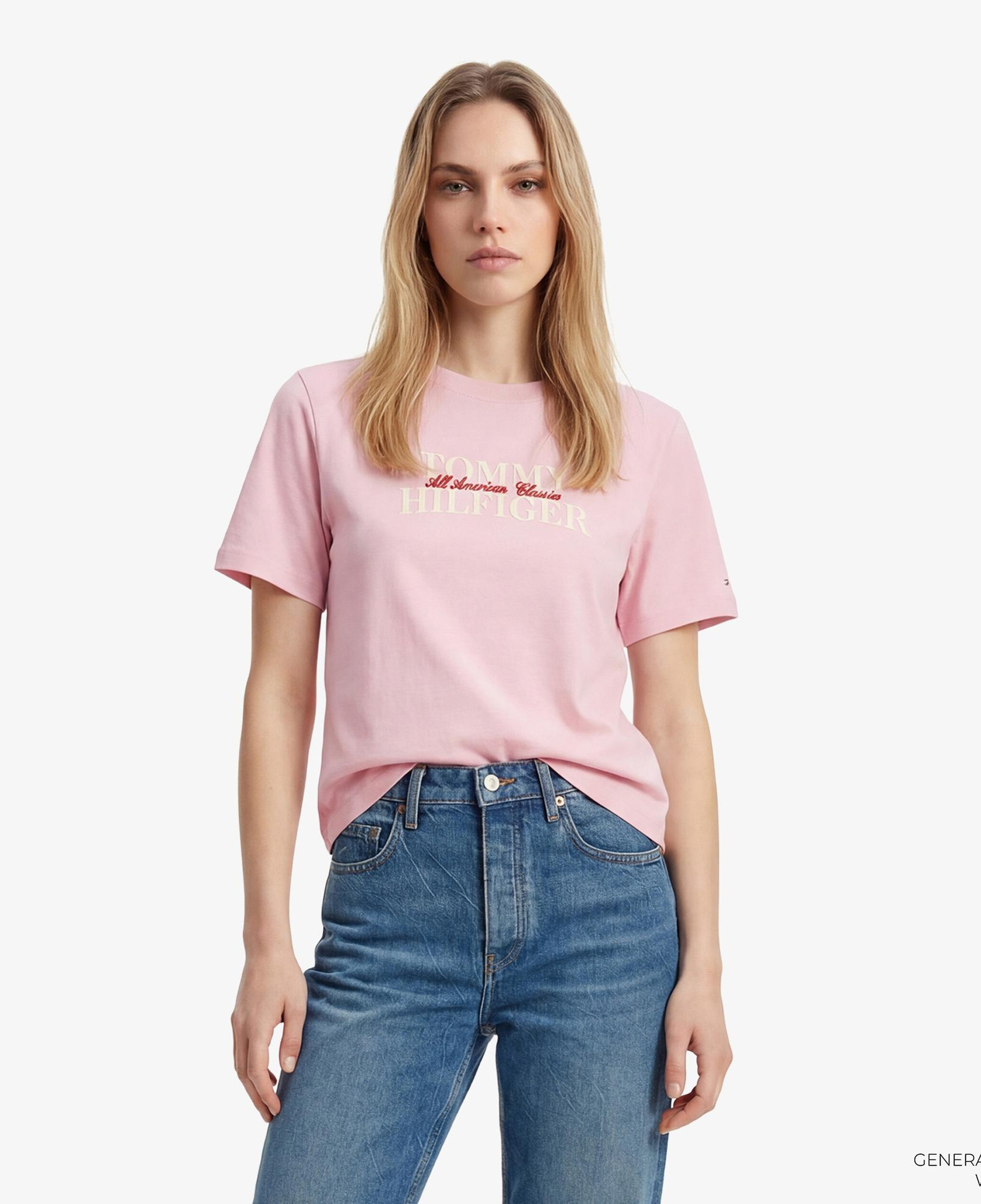 Tommy Hilfiger Classics Kadın Pembe T-Shirt
