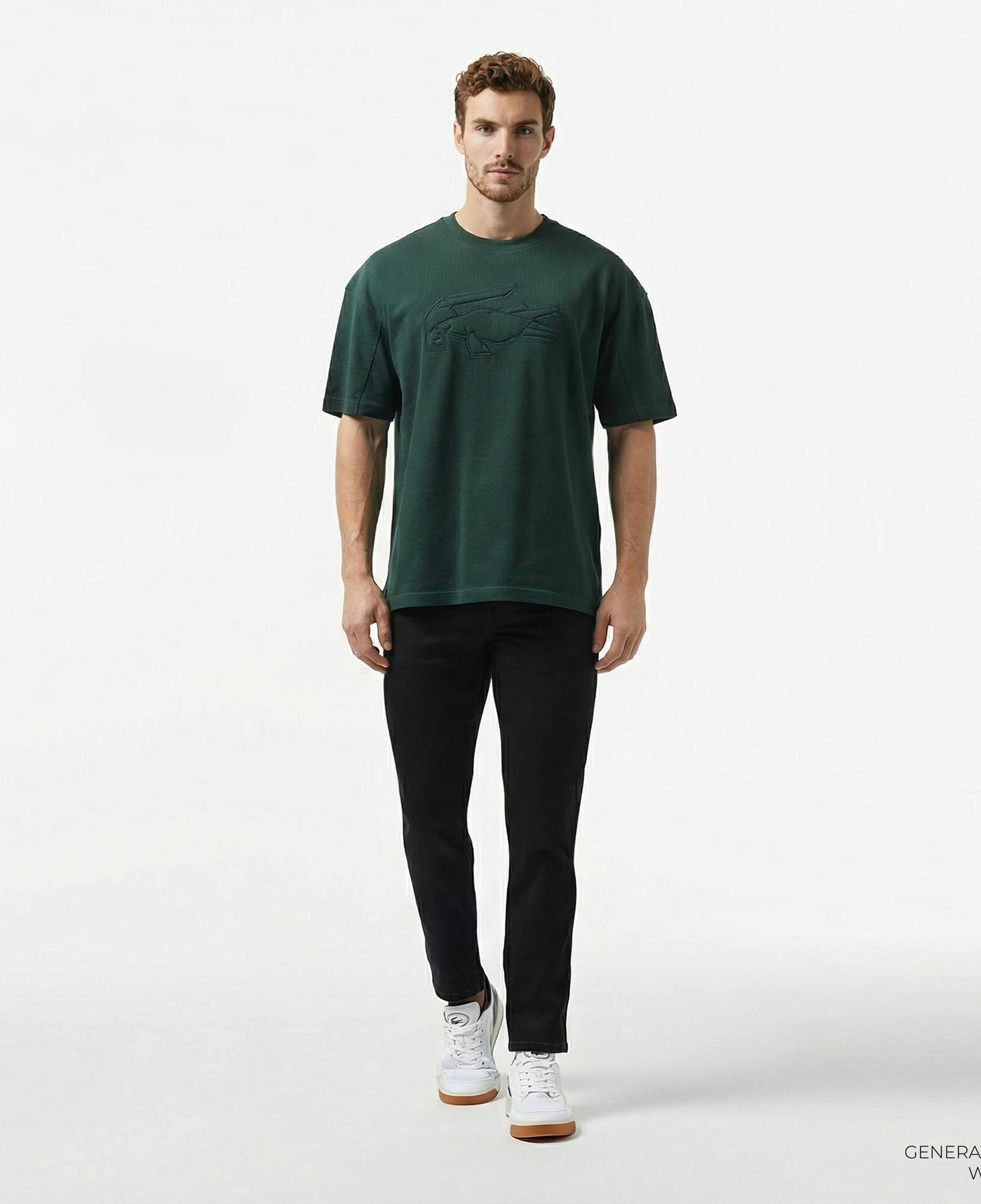 Lacoste Erkek Slim Fit Siyah Jean Pantolon