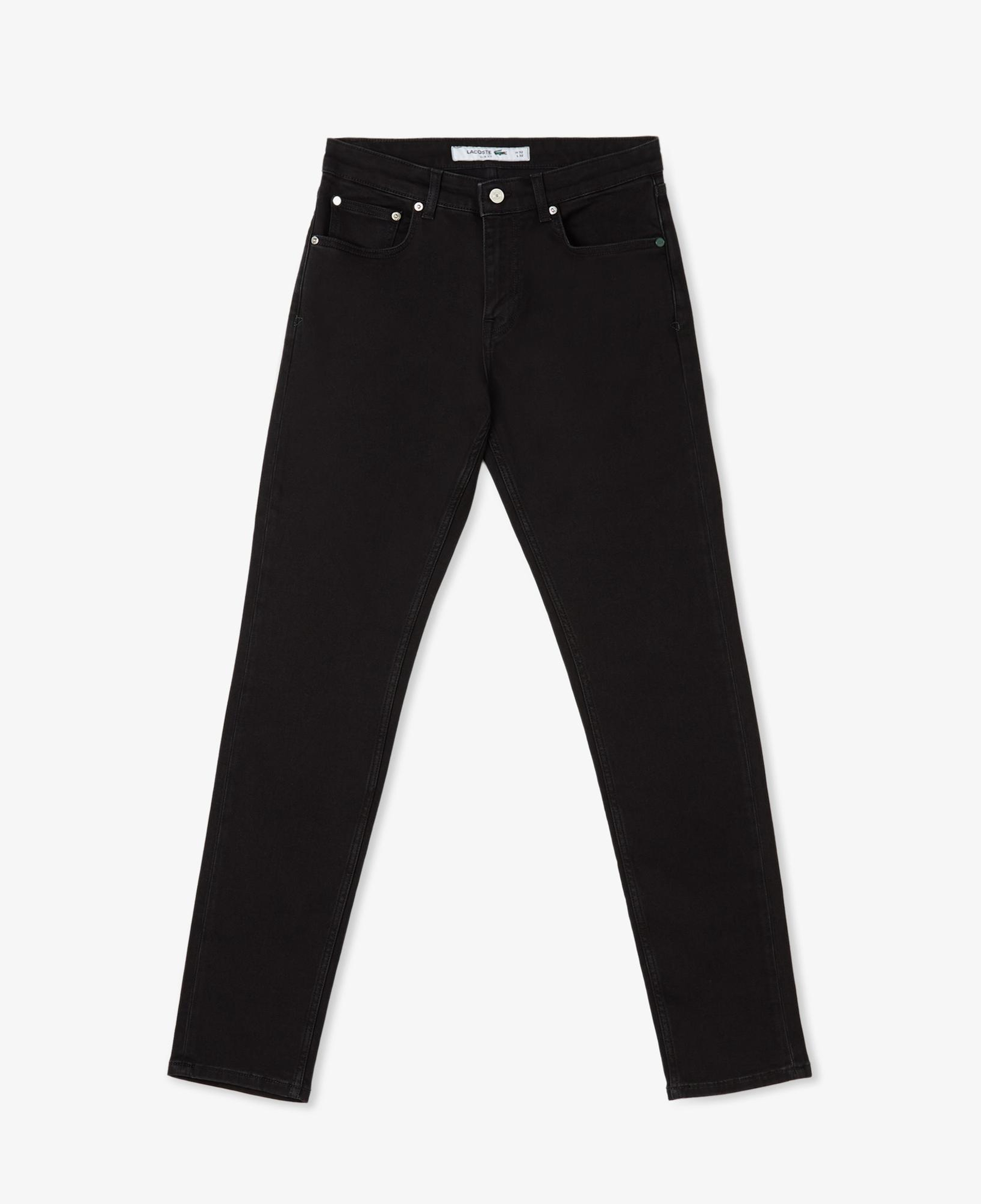 Lacoste Erkek Slim Fit Siyah Jean Pantolon