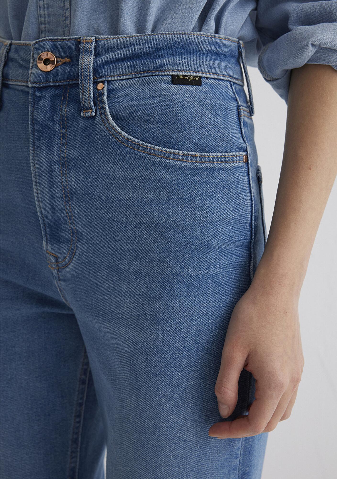 Mavi Los Angeles Gold Shape Indigo Mavisi Jean Pantolon 1010349-89225