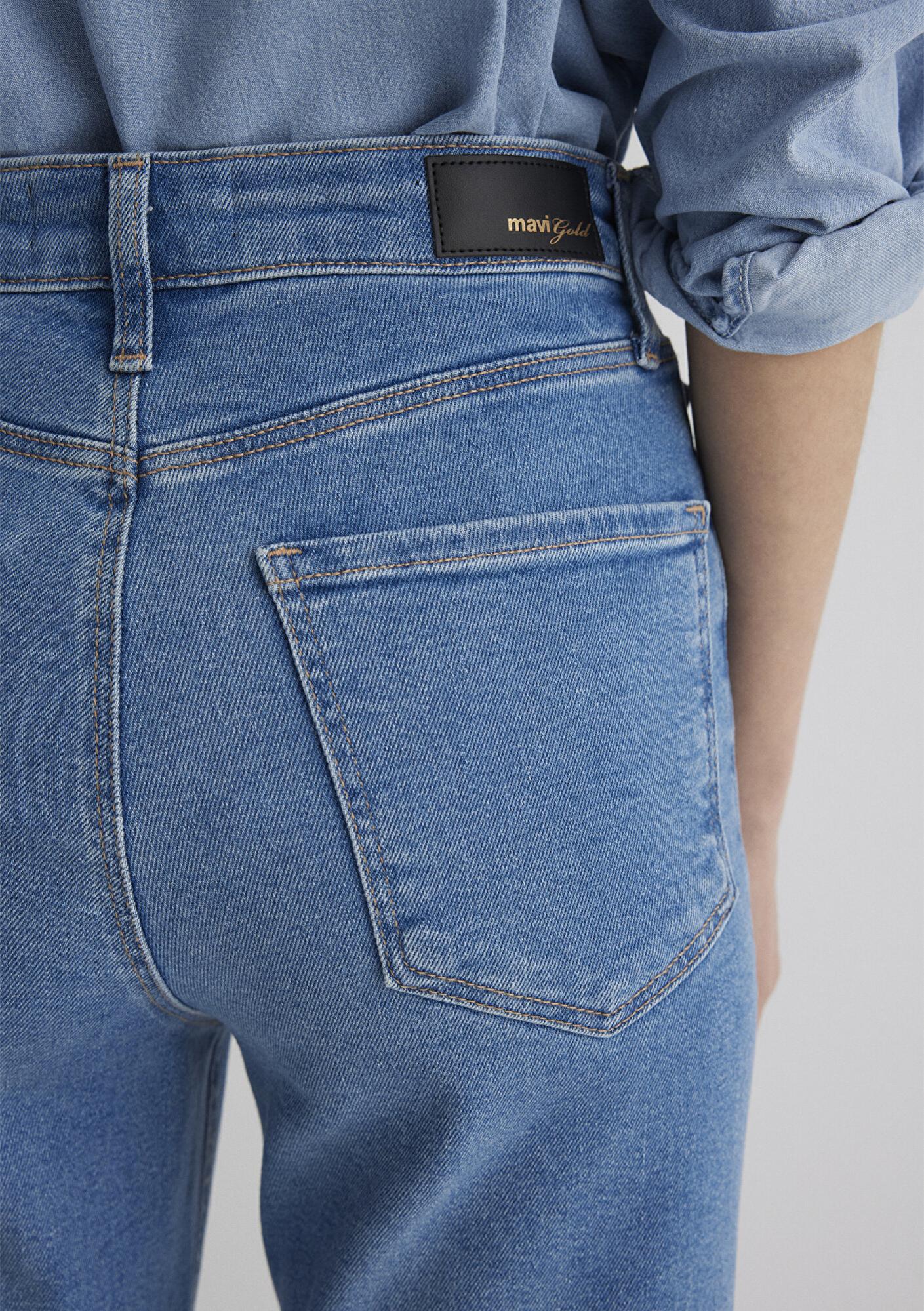 Mavi Los Angeles Gold Shape Indigo Mavisi Jean Pantolon 1010349-89225