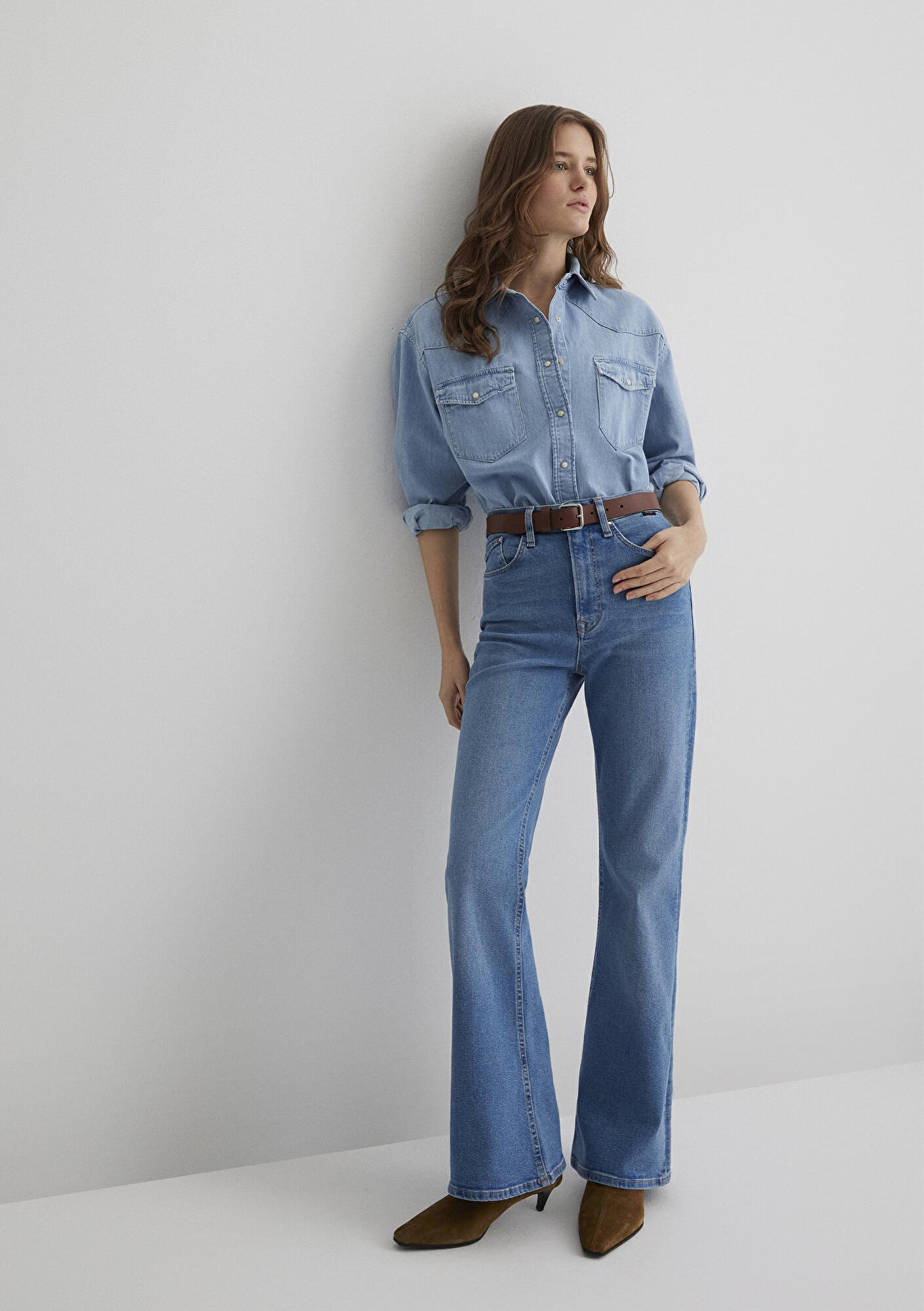 Mavi Los Angeles Gold Shape Indigo Mavisi Jean Pantolon 1010349-89225