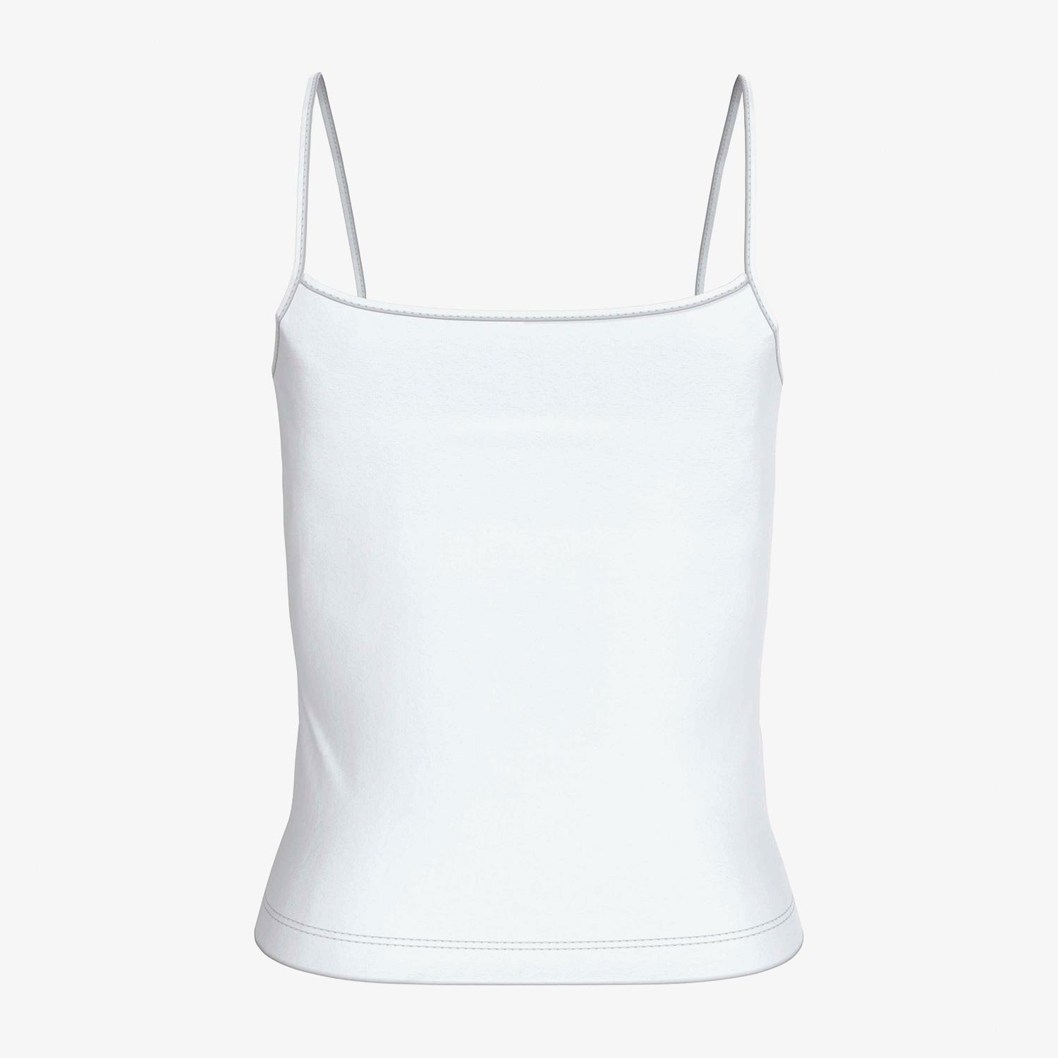 Calvin Klein Jeans Monologo Kadın Beyaz Bluz