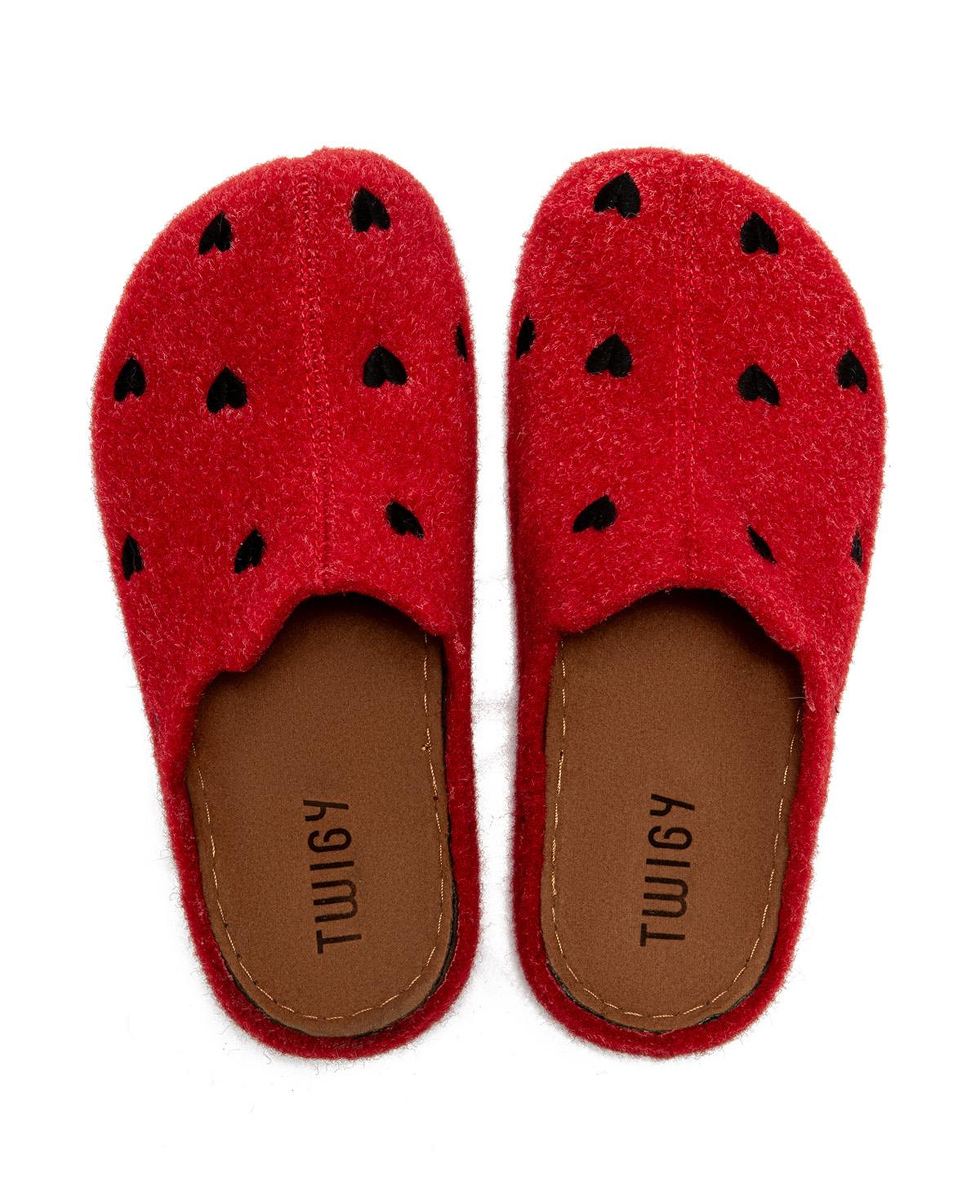 Buket Çocuk Ev Terliği Kırmızı 30/35