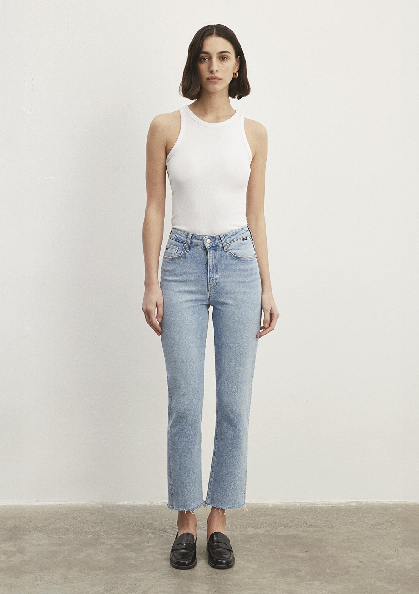 Mavi New York Classic Denim Buz Mavi Jean Pantolon 101441-86391