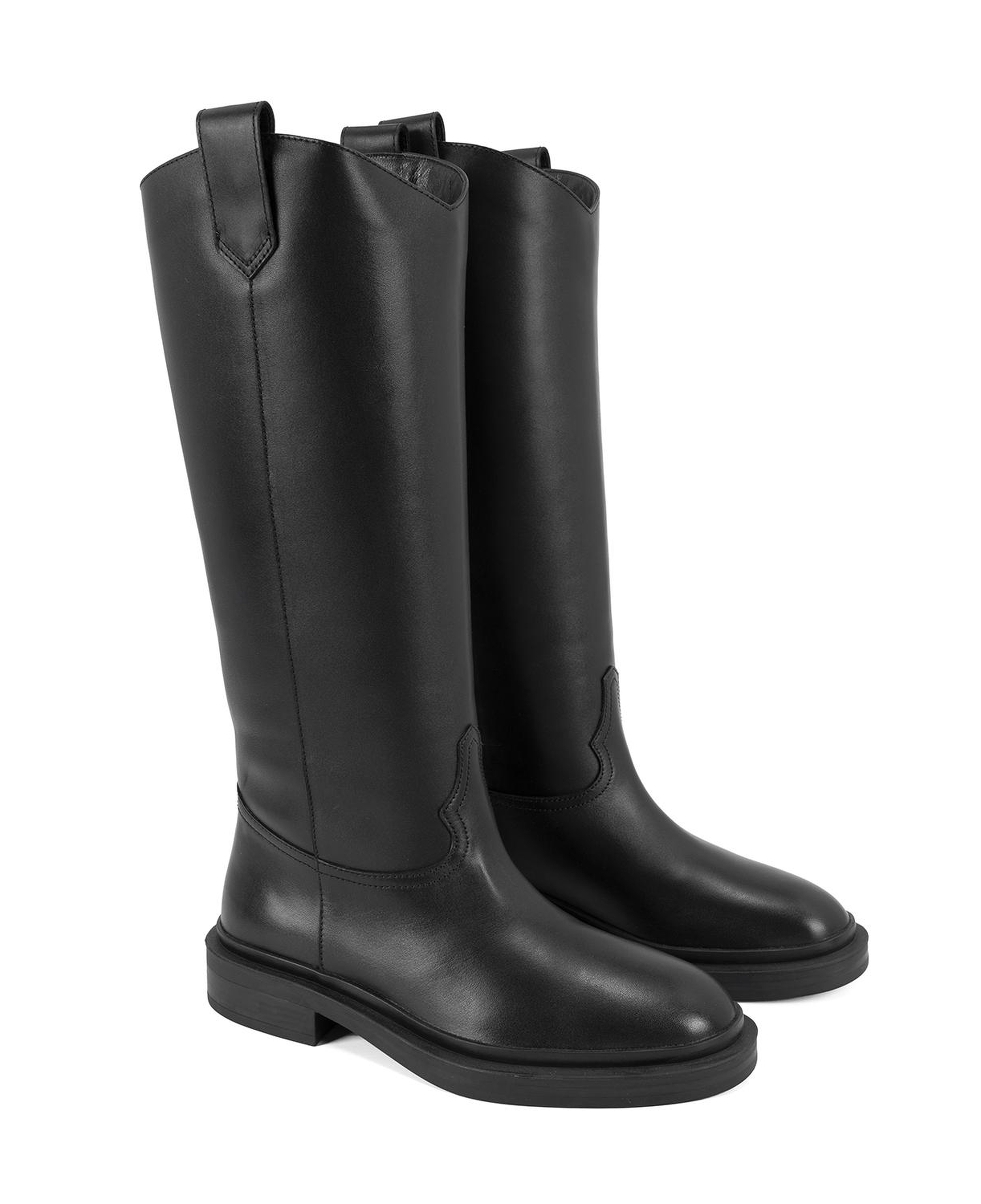 Loar Siyah Kadın Deri Çizme