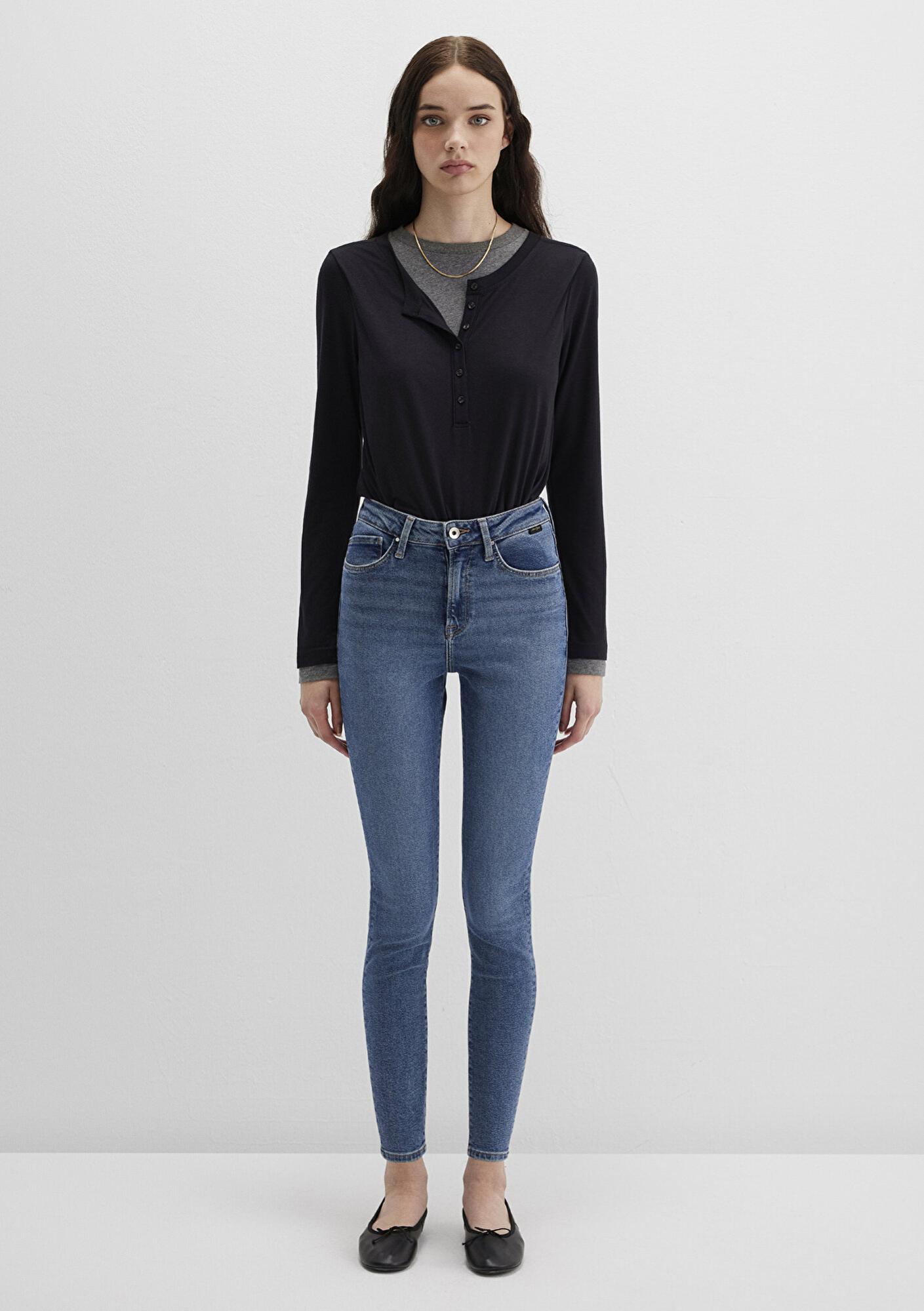 Mavi Serenay Gold Shape Vintage Indigo Mavisi Jean Pantolon 100980-82194