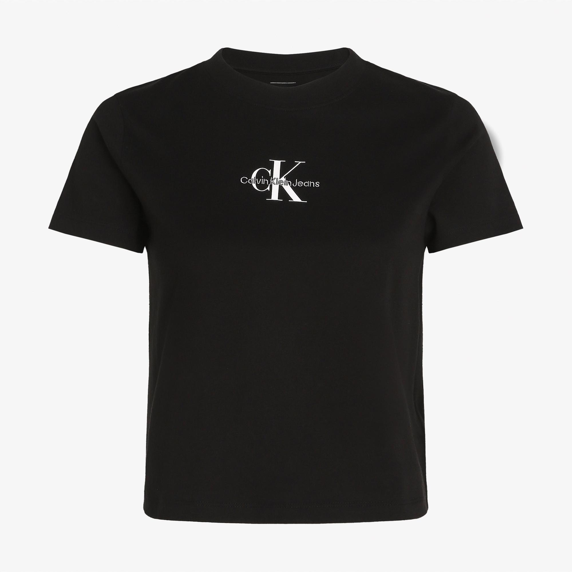 Calvin Klein Monologo Baby Kadın Siyah T-Shirt