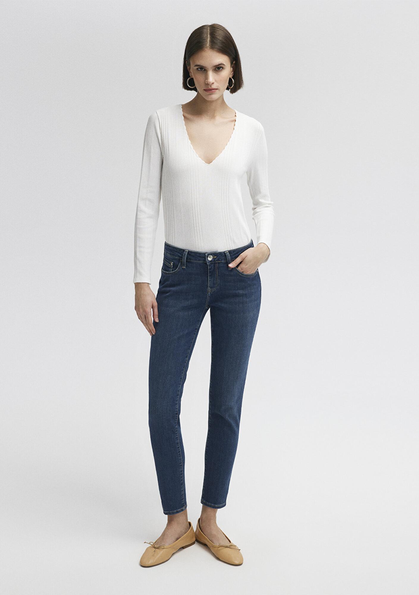 Mavi Ada Everyday Vintage Koyu Mavi Jean Pantolon 1020535596