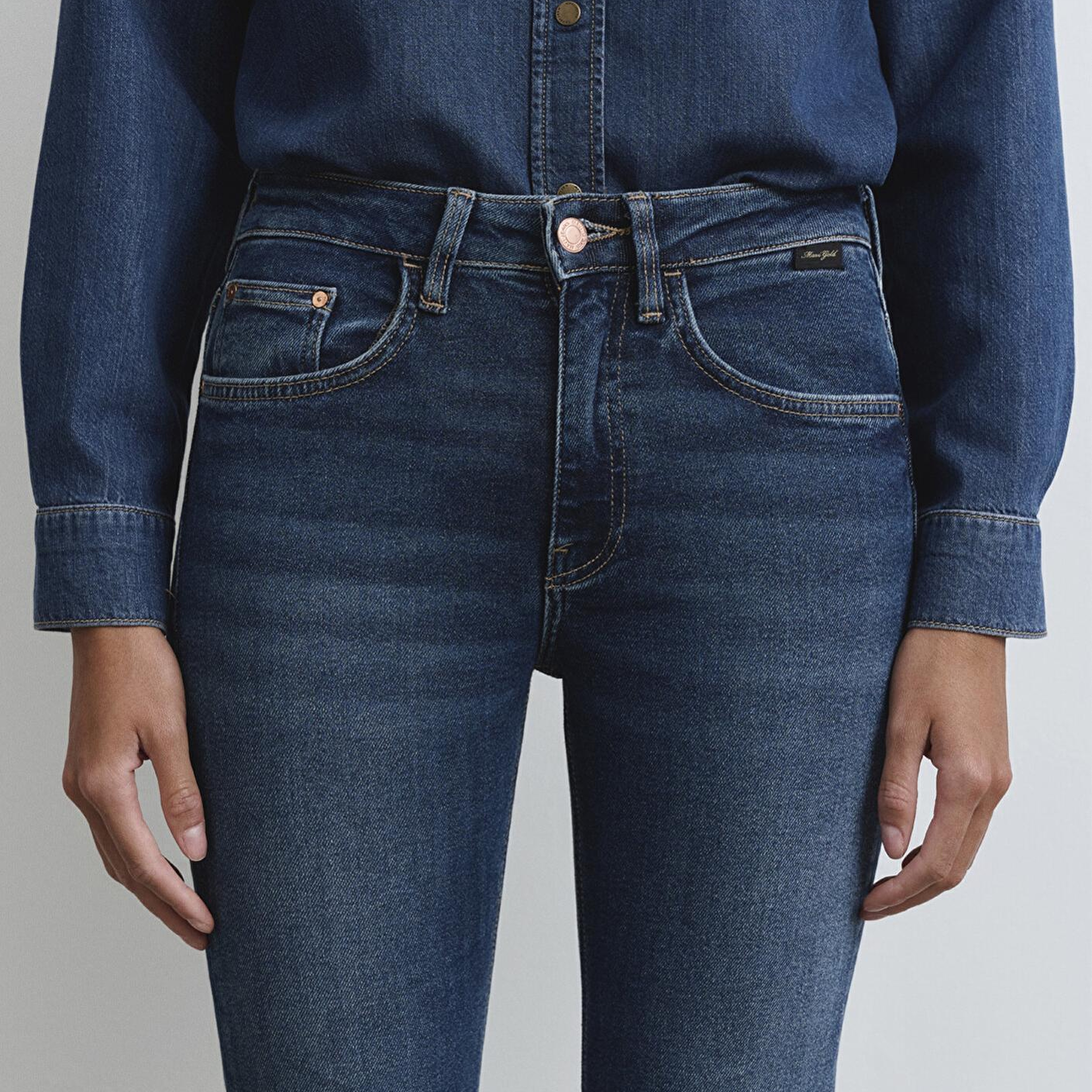 Mavi Maria Gold Denim Koyu Mavi Jean Pantolon 101225-80680