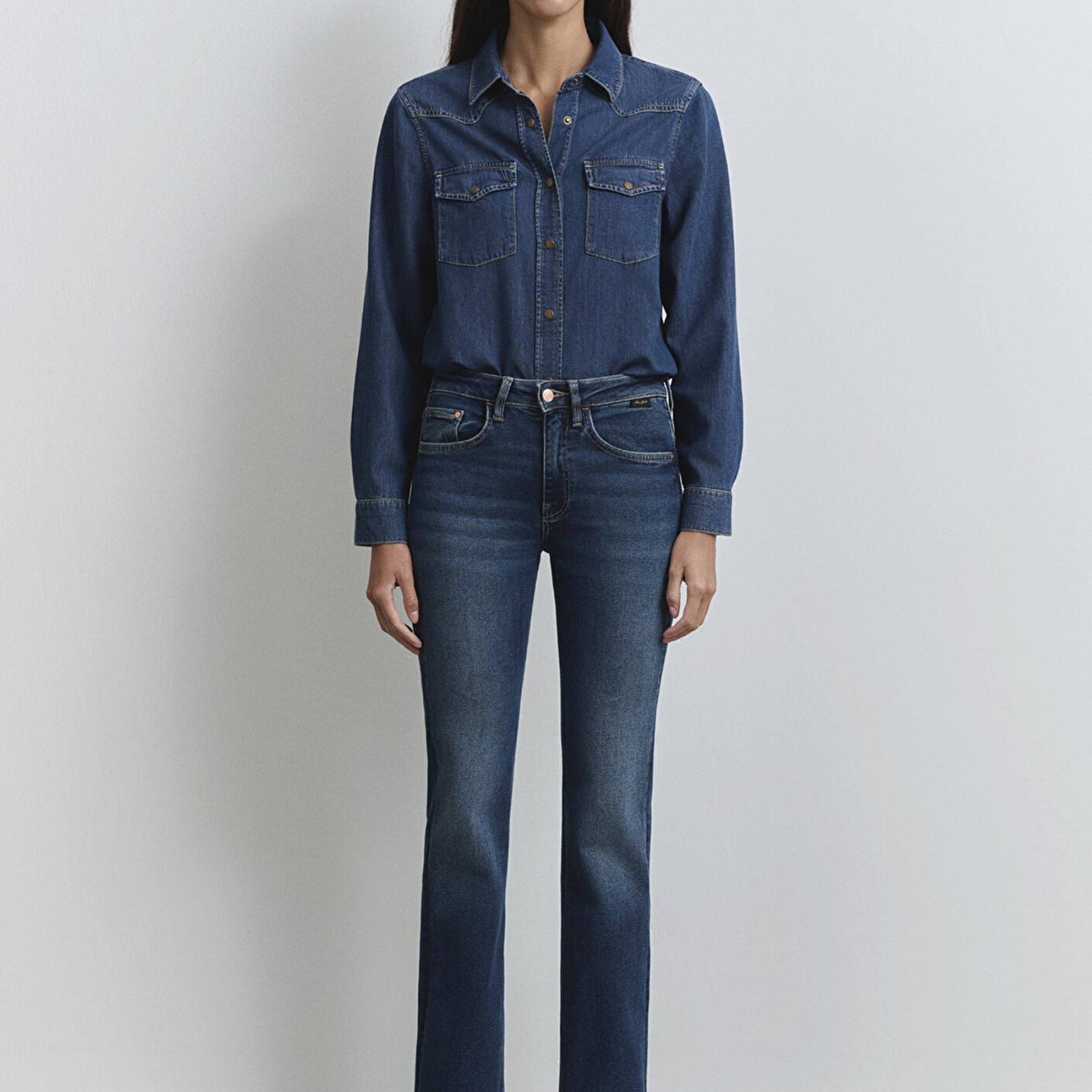 Mavi Maria Gold Denim Koyu Mavi Jean Pantolon 101225-80680