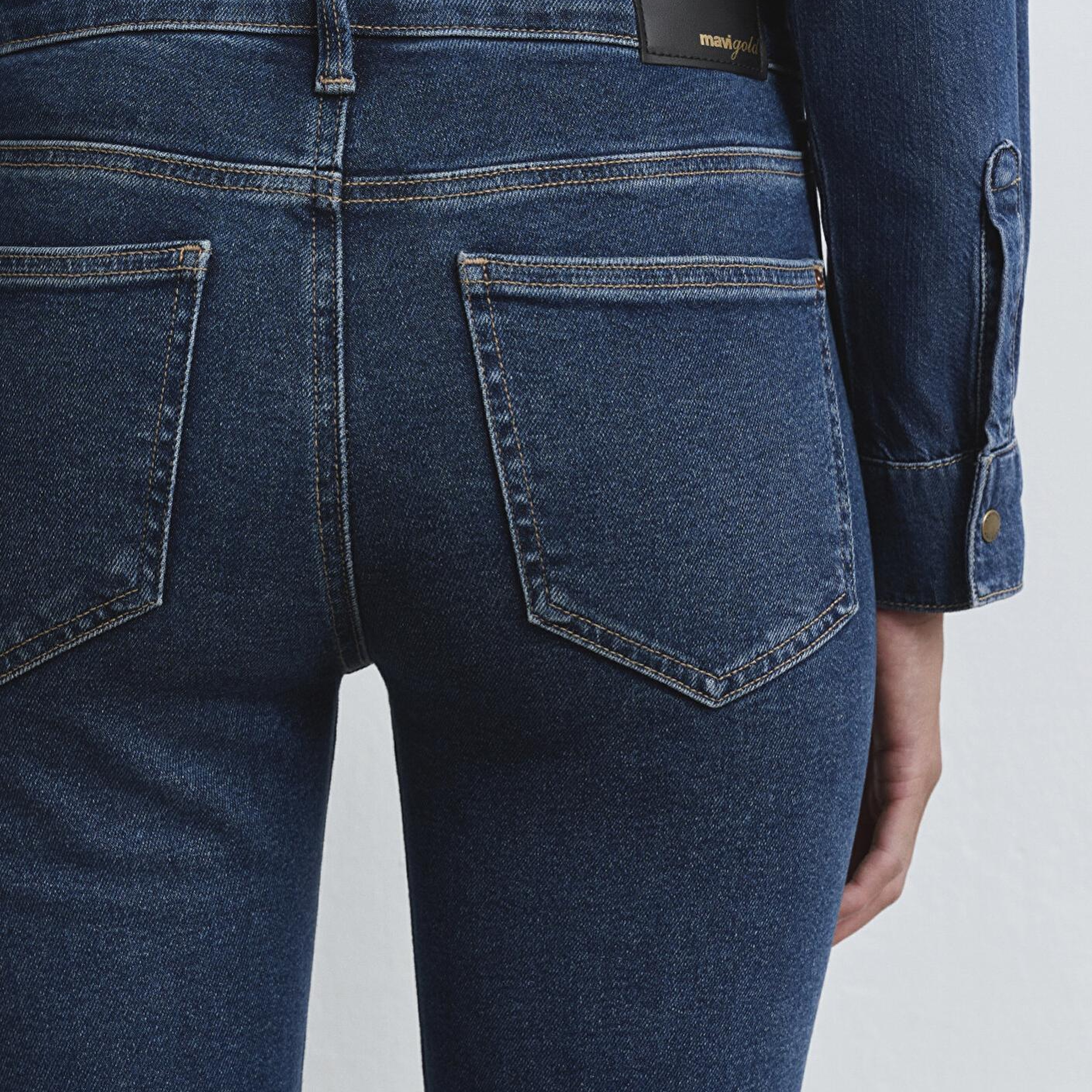 Mavi Maria Gold Denim Koyu Mavi Jean Pantolon 101225-80680