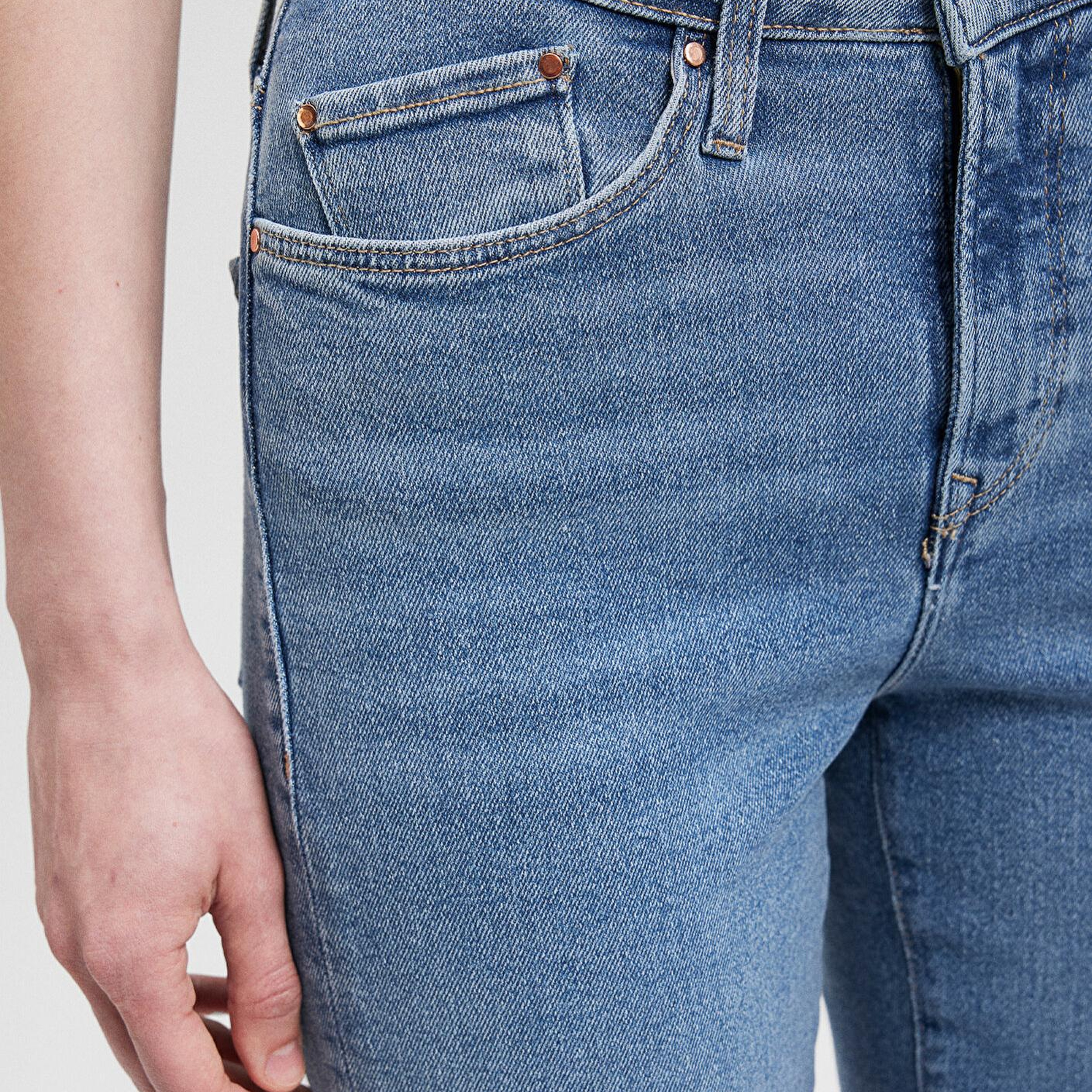 Mavi Cindy Gold Shape Gölgeli İndigo Mavisi Jean Pantolon 100277-33555