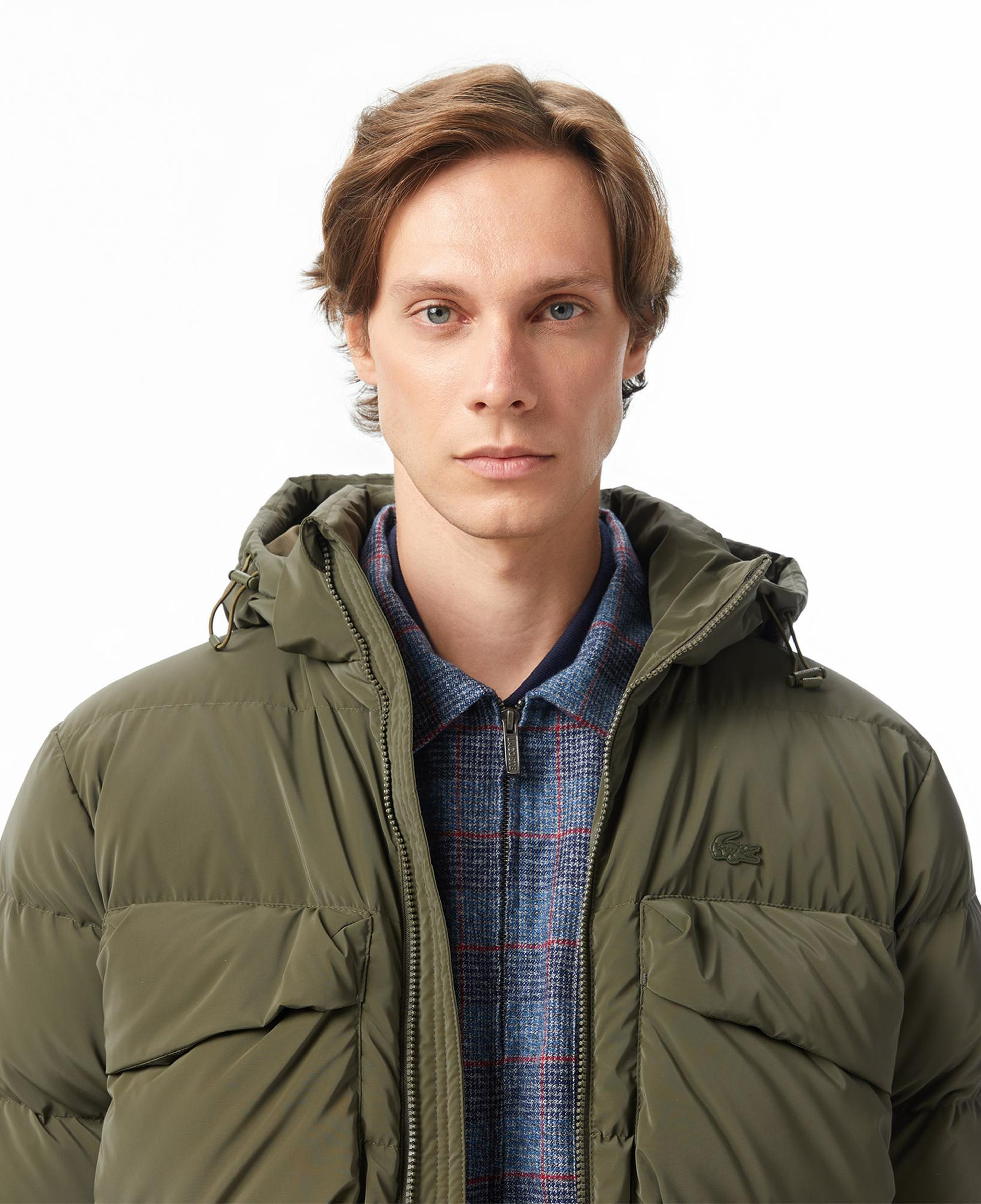 Lacoste Erkek Kapüşonlu Haki Mont