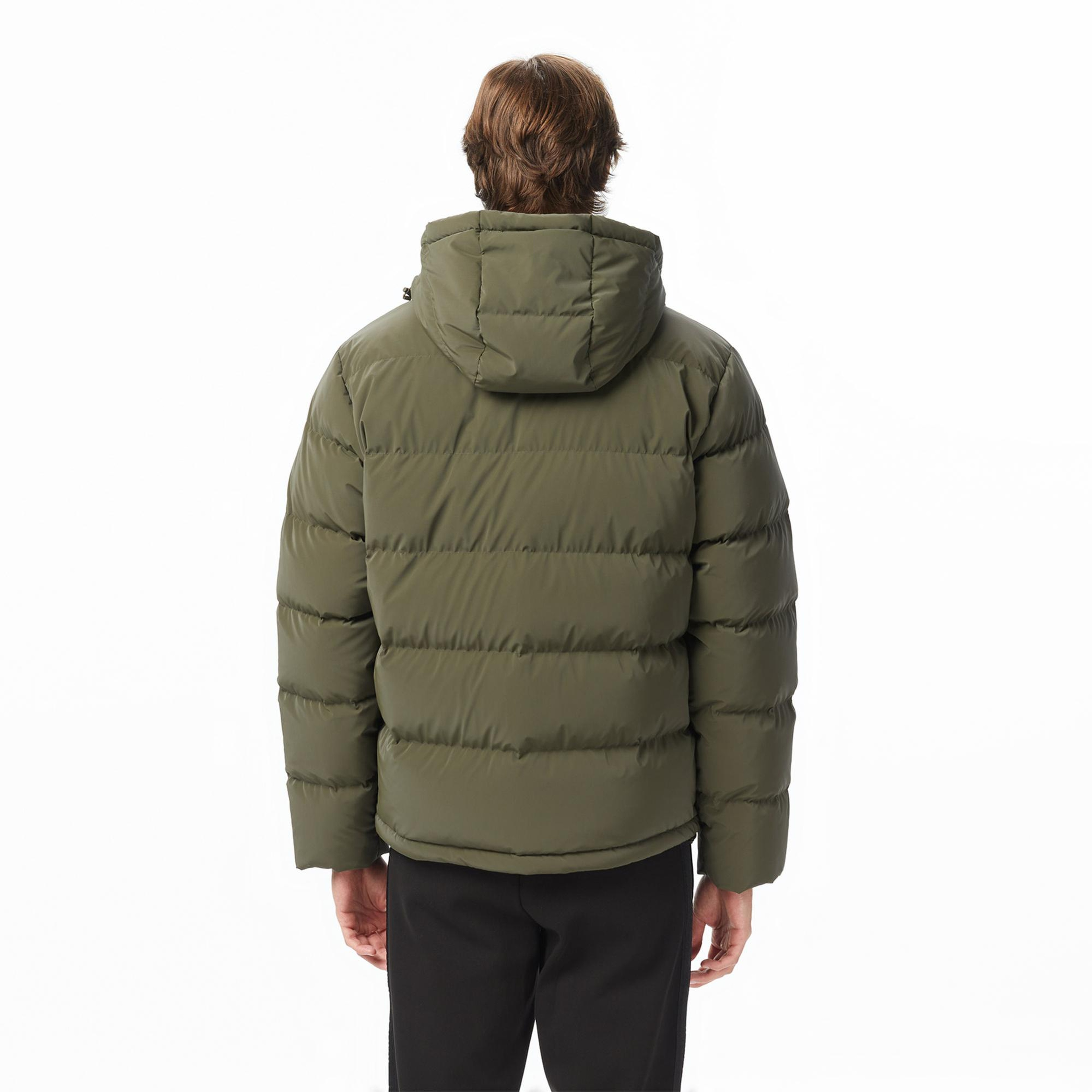 Lacoste Erkek Kapüşonlu Haki Mont